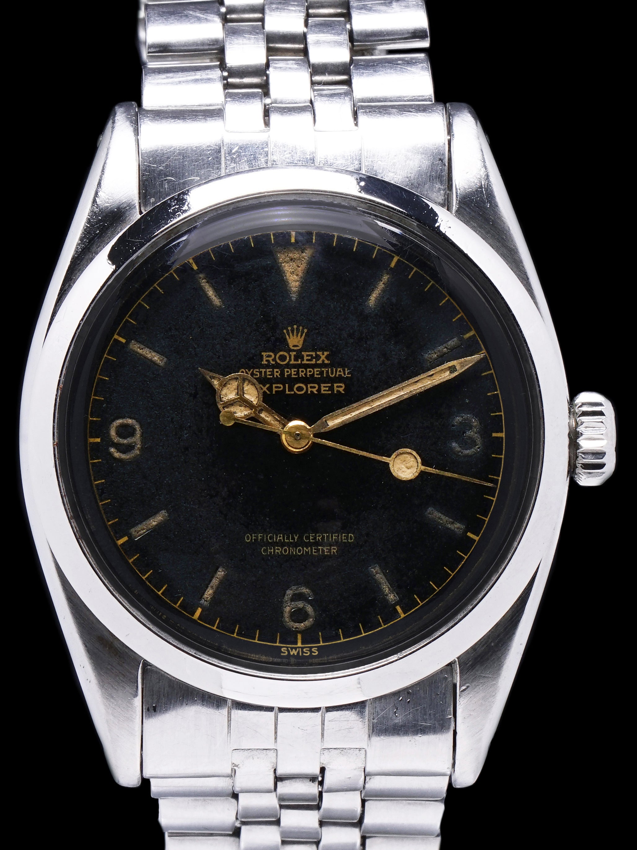 1956 Rolex Explorer I (Ref. 6610) GILT Chapter Ring