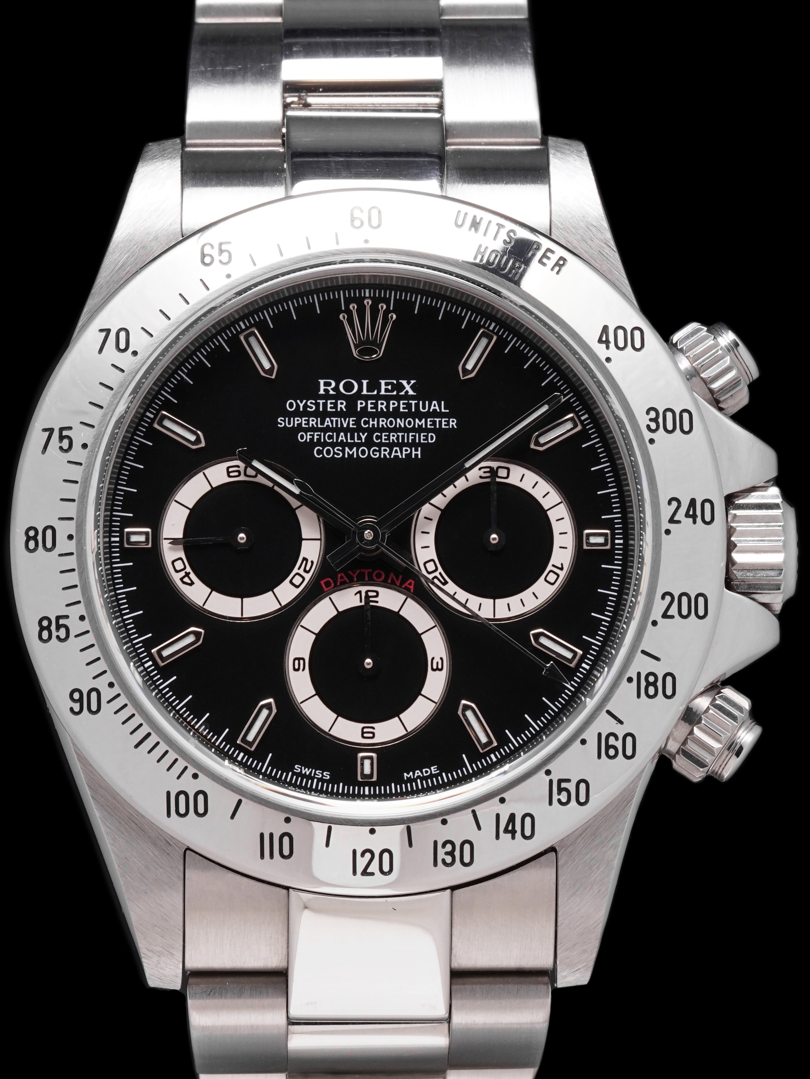 *Like New* 1999 Rolex Daytona (Ref. 16520) Black Dial "Mk. V" W/ Guarantee Paper
