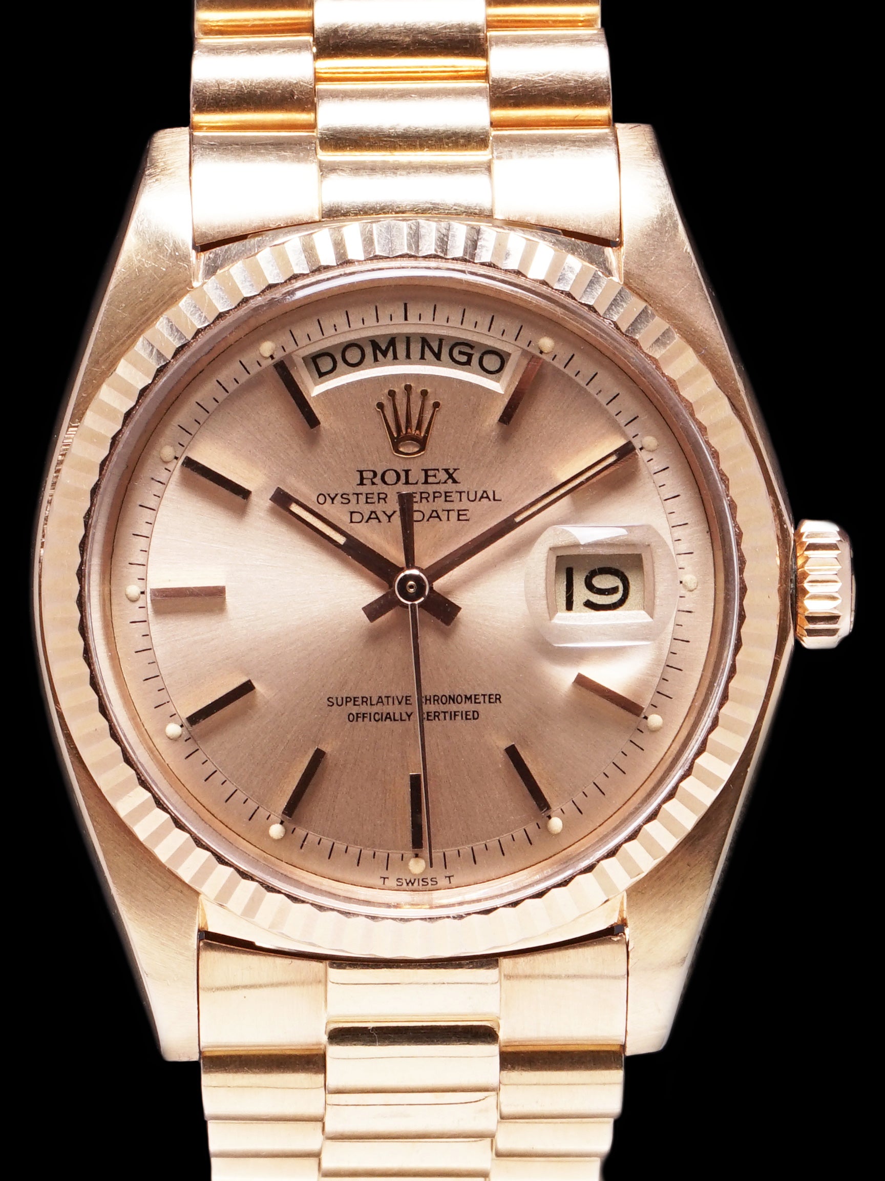 1974 Rolex Day-Date (Ref. 1803) 18K Rose Gold