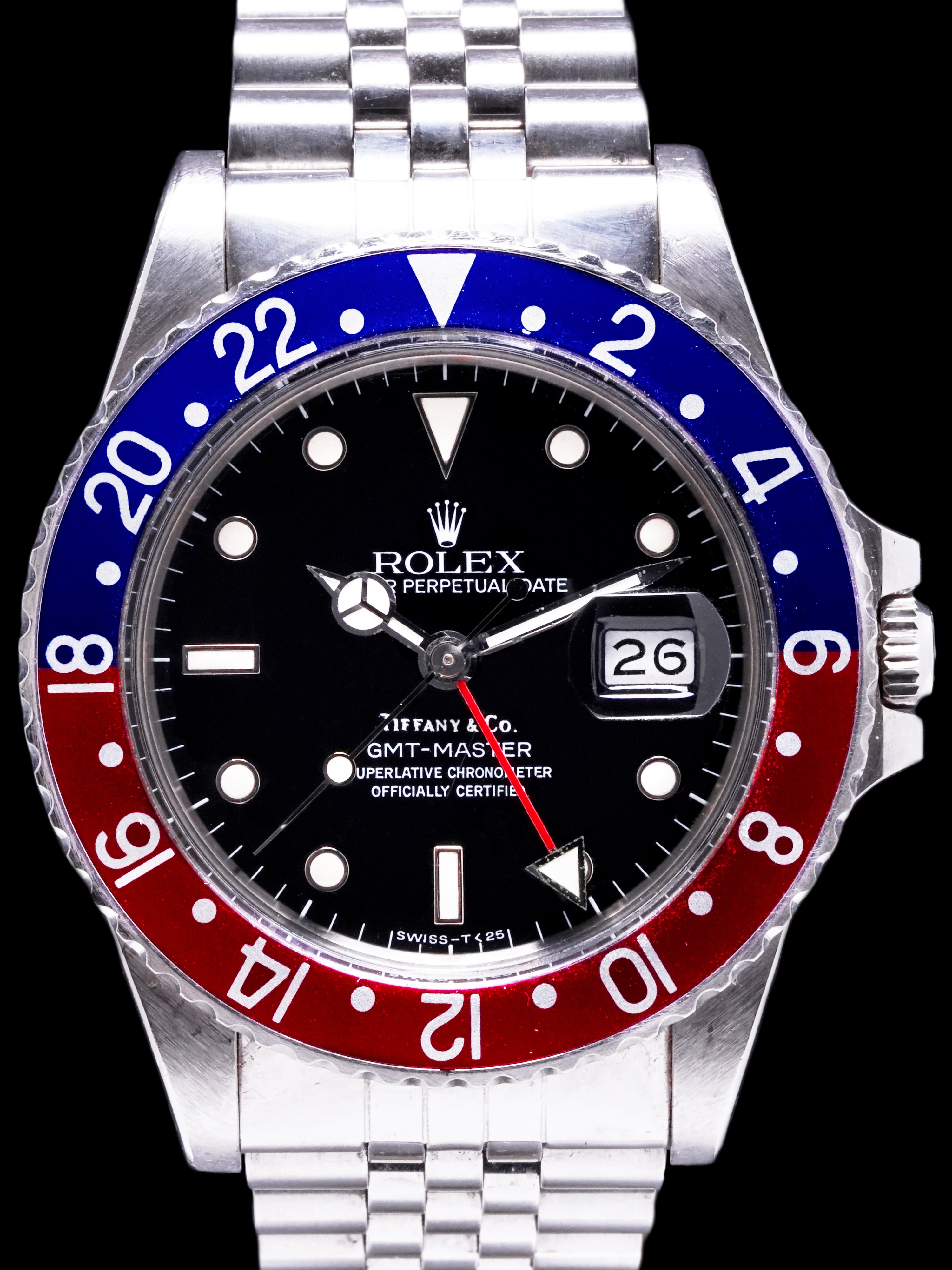 *Unpolished* 1985 Rolex GMT-Master (Ref. 16750) Tiffany & Co. "Spider Dial"
