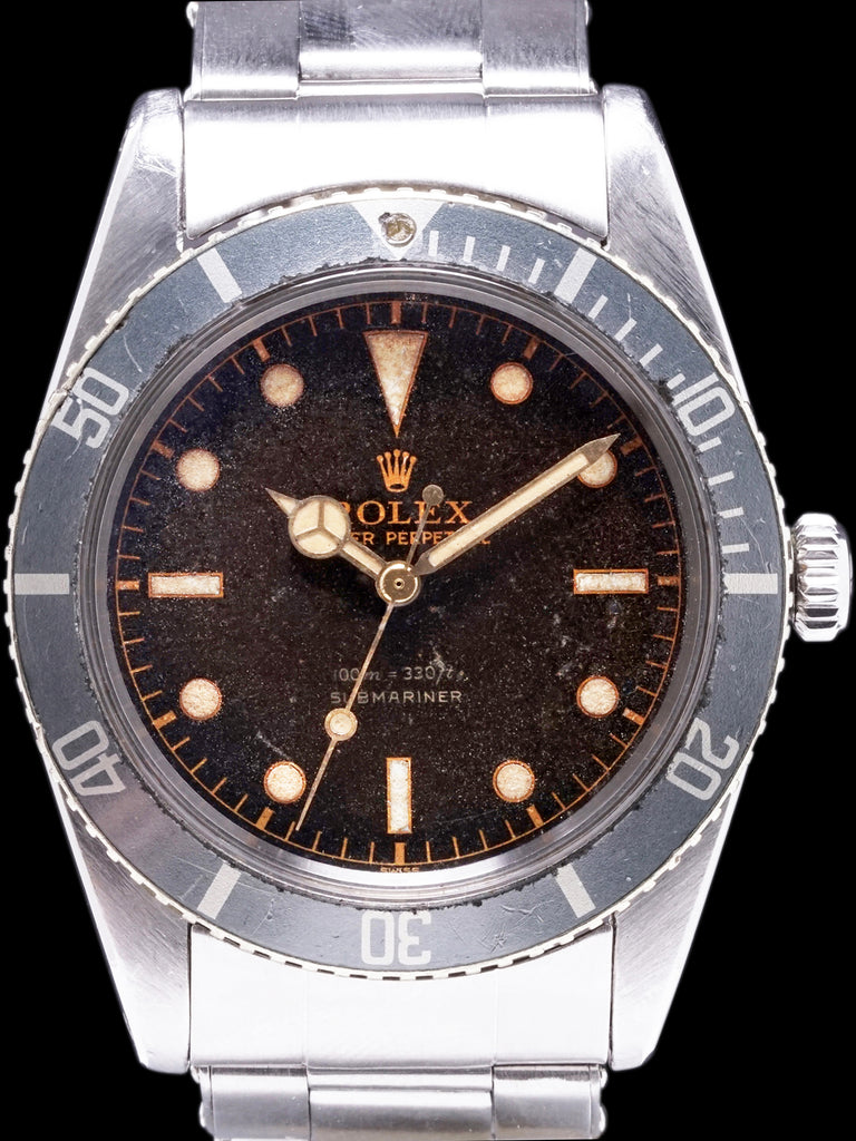 Tropical 1956 Rolex Submariner (Ref. 6536/1) "Small Crown"