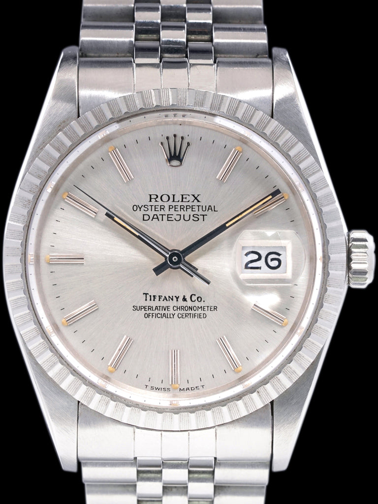 *Unpolished* 1987 Rolex Datejust (Ref. 16030) "Tiffany & Co."