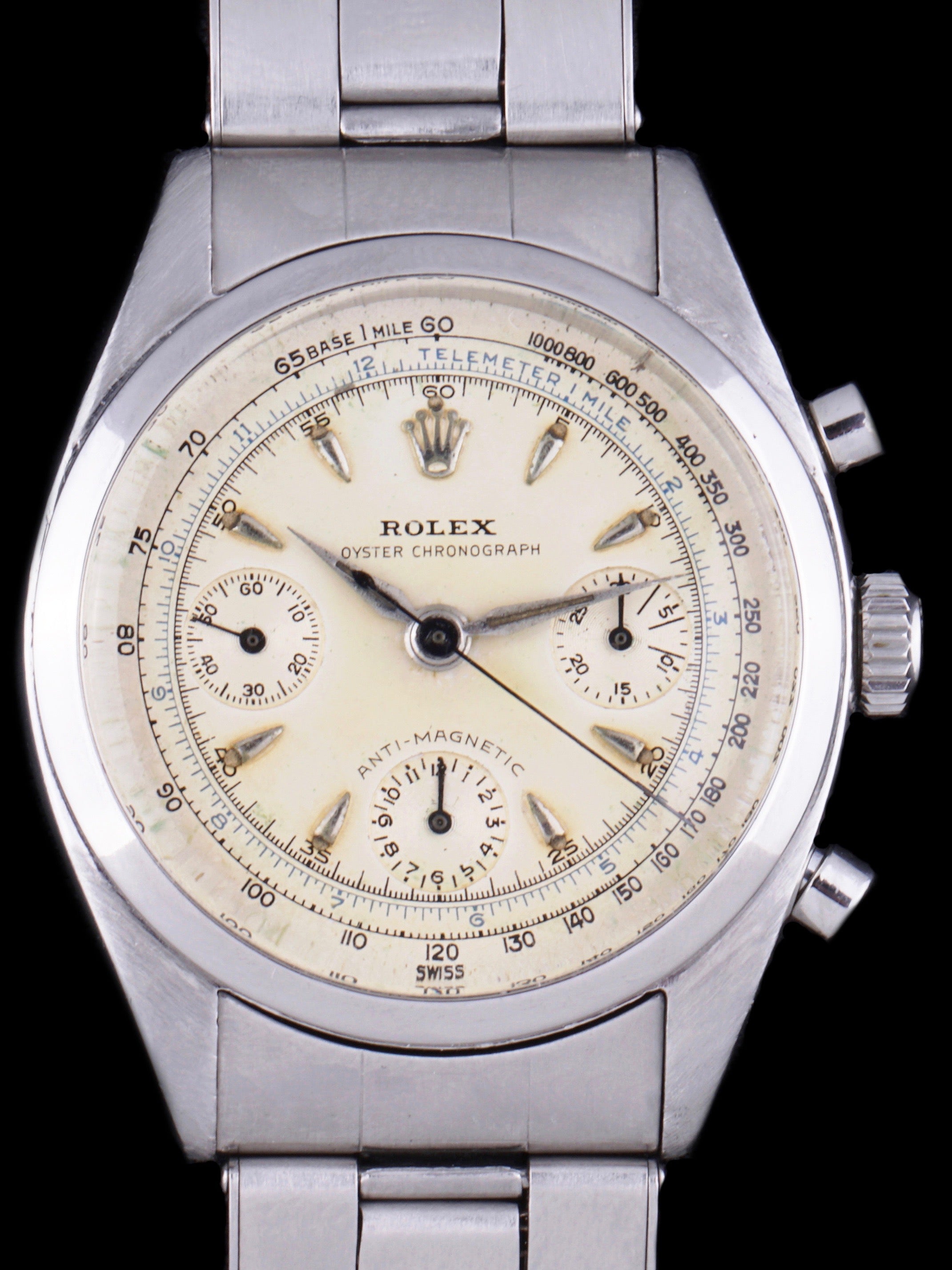 1959 Rolex Chronograph Pre-Daytona (Ref.6234) Box, Papers, Letters From Original Owner