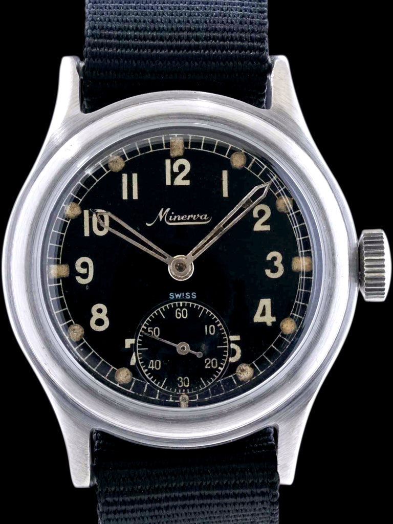 1940s Minerva D.H. German Military Watch