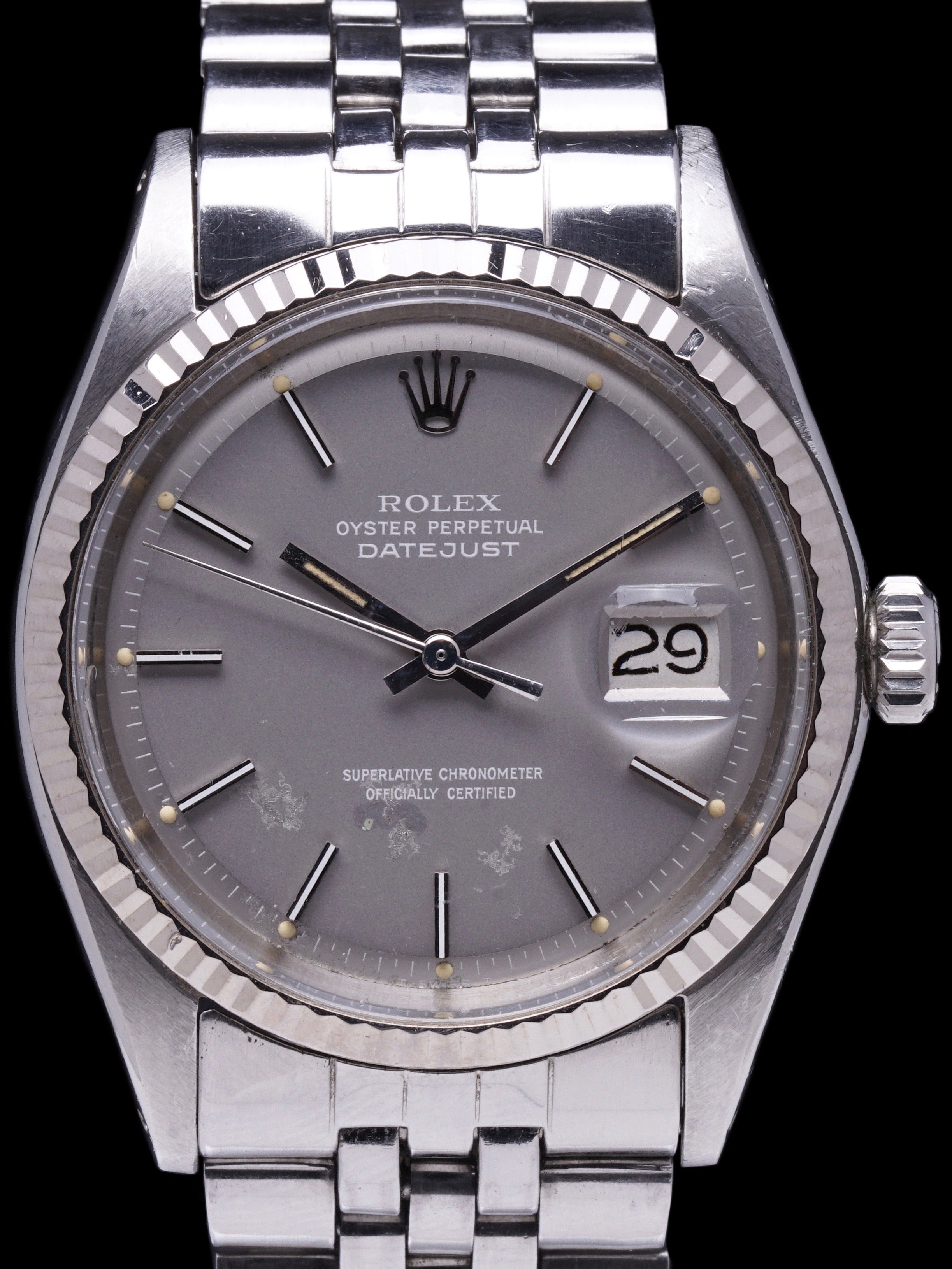 1970 Rolex Datejust (Ref. 1601) Grey "Ghost" Dial