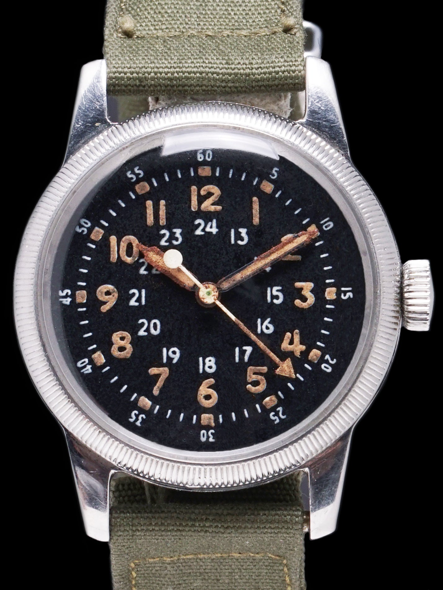 1950s Waltham Type A-17 Pilots Watch "Korean War Era" U.S Military Issued