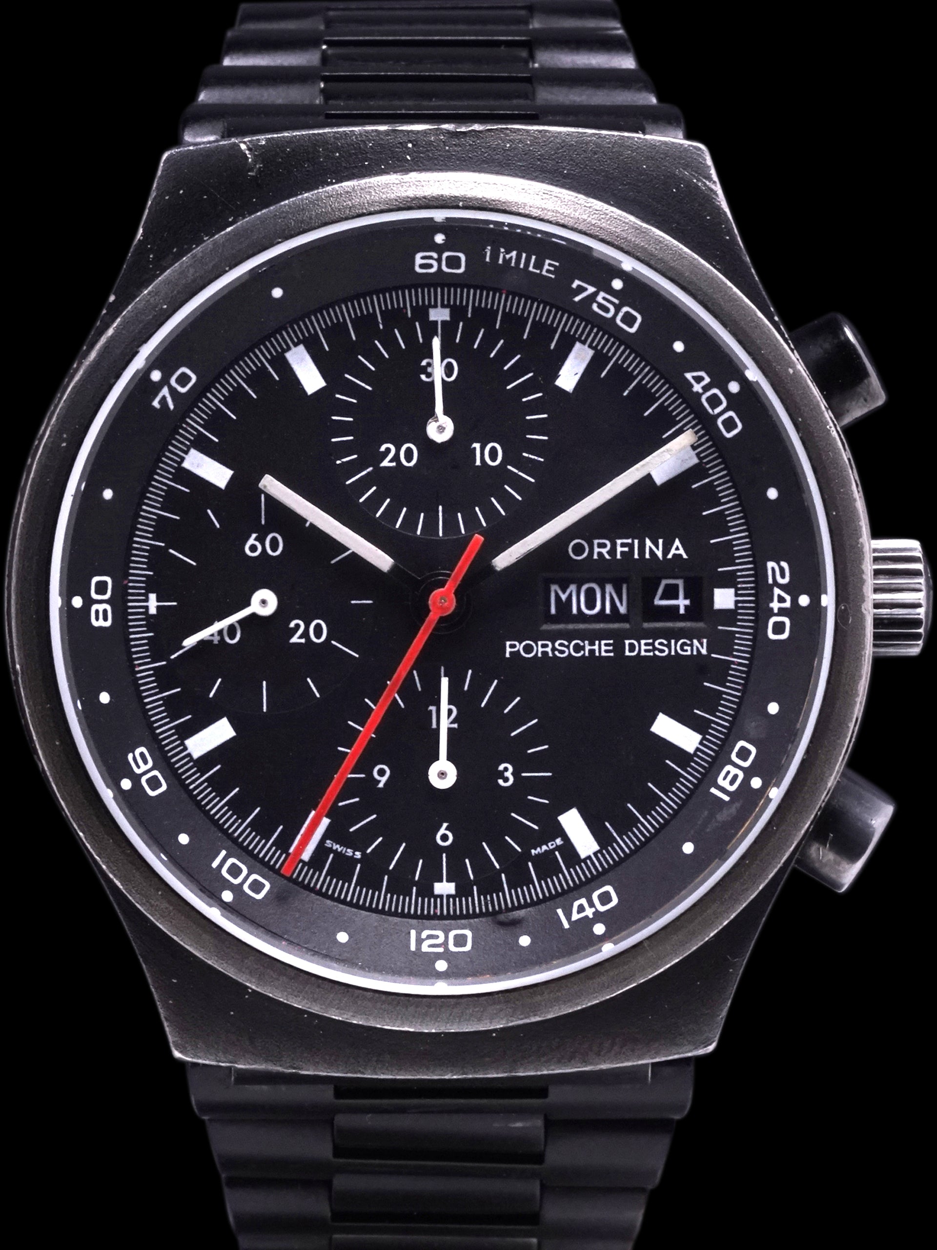 Orfina Porsche Design Chronograph (Ref. 7750) (Original PVD) "Top Gun"