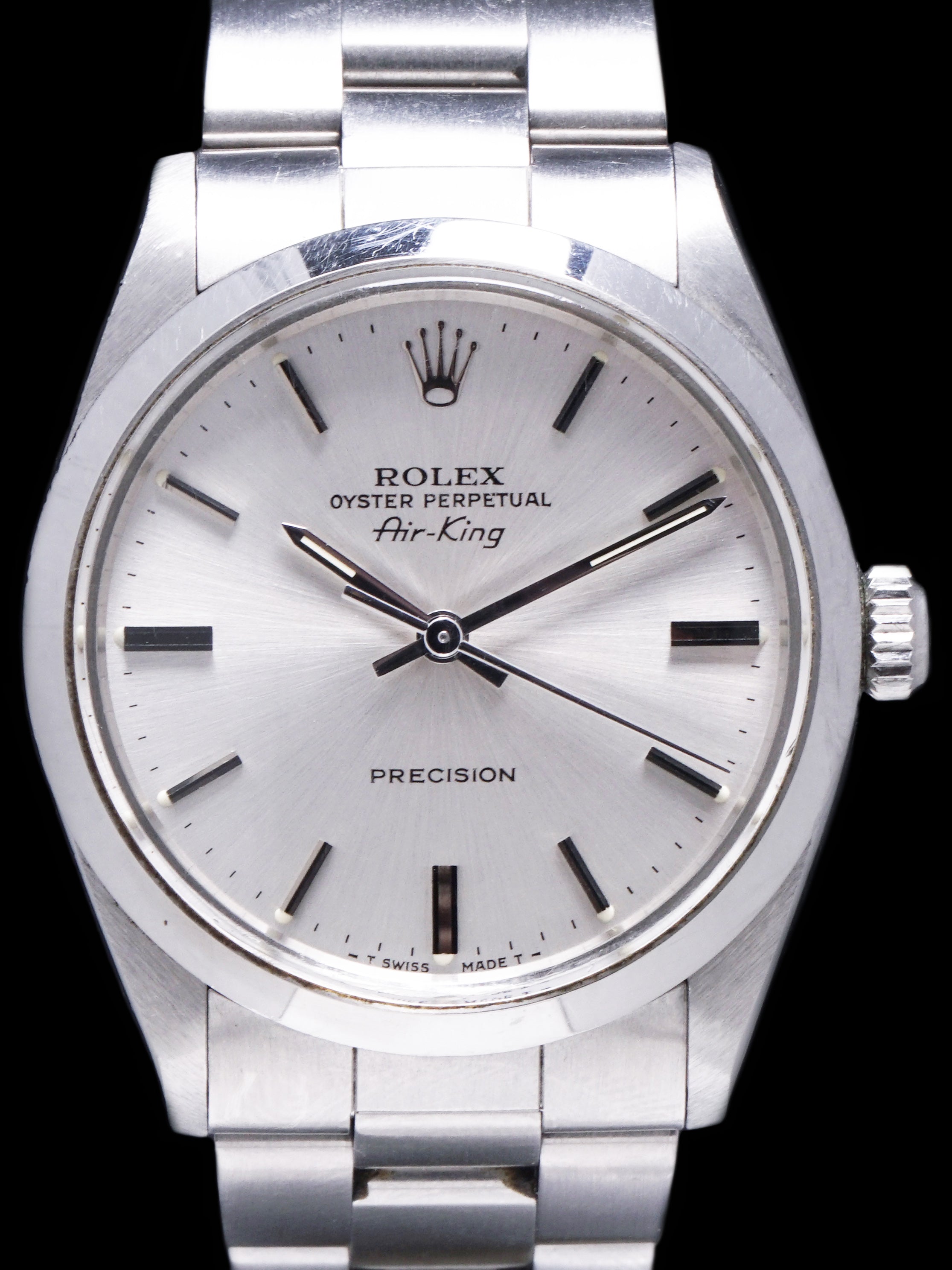 Unpolished 1989 Rolex Air-King (Ref.5500) W/ Papers