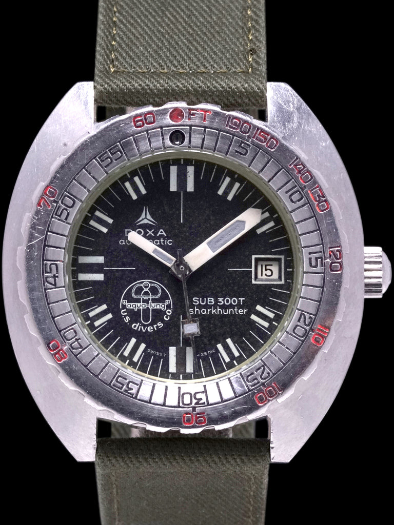 1970s DOXA Sub 300T Sharkhunter (Ref. 58098-59) Synchron Era "Aqua-Lung"