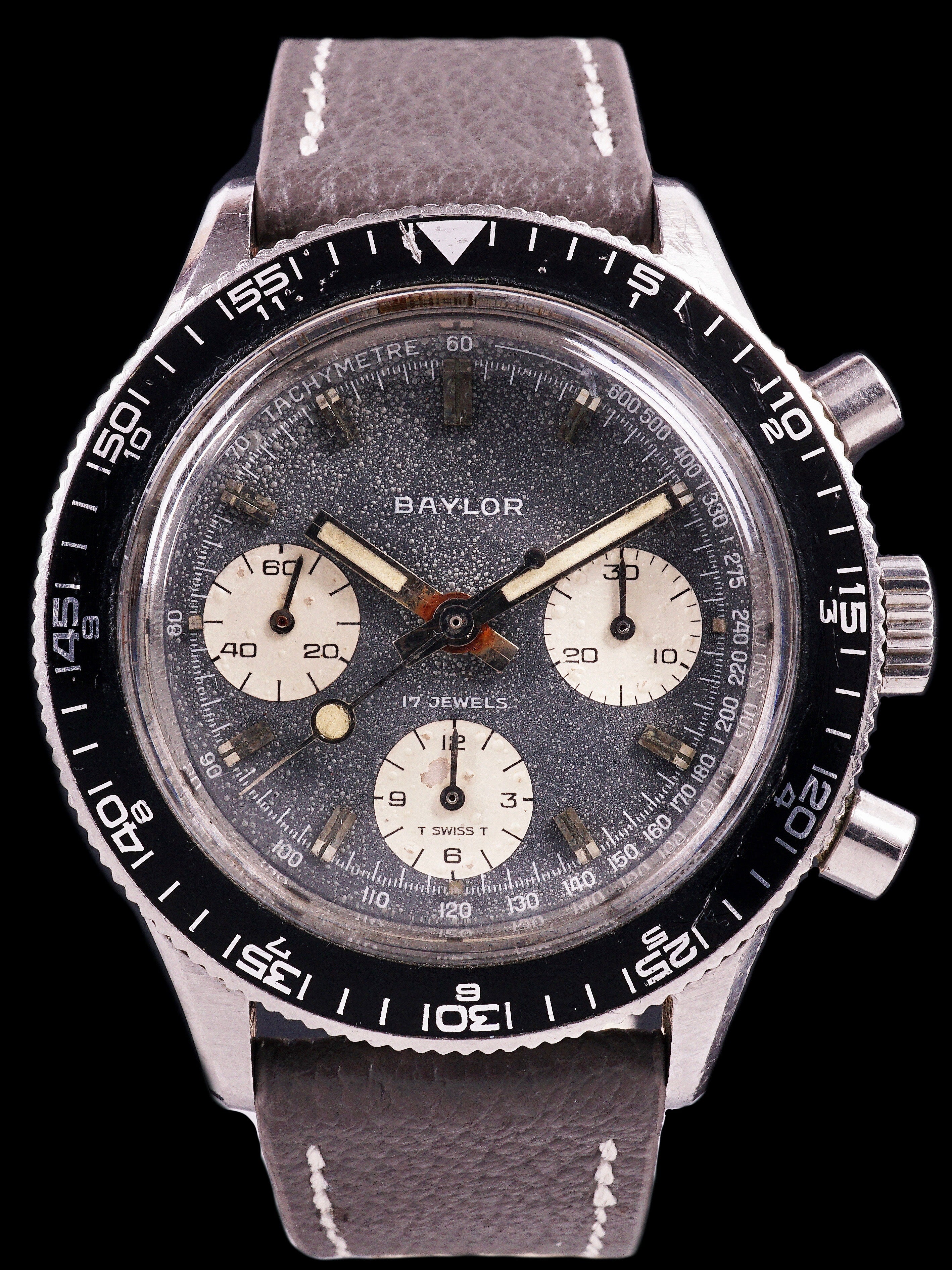 Tropical 1960s Baylor Chronograph "Denim Dial"