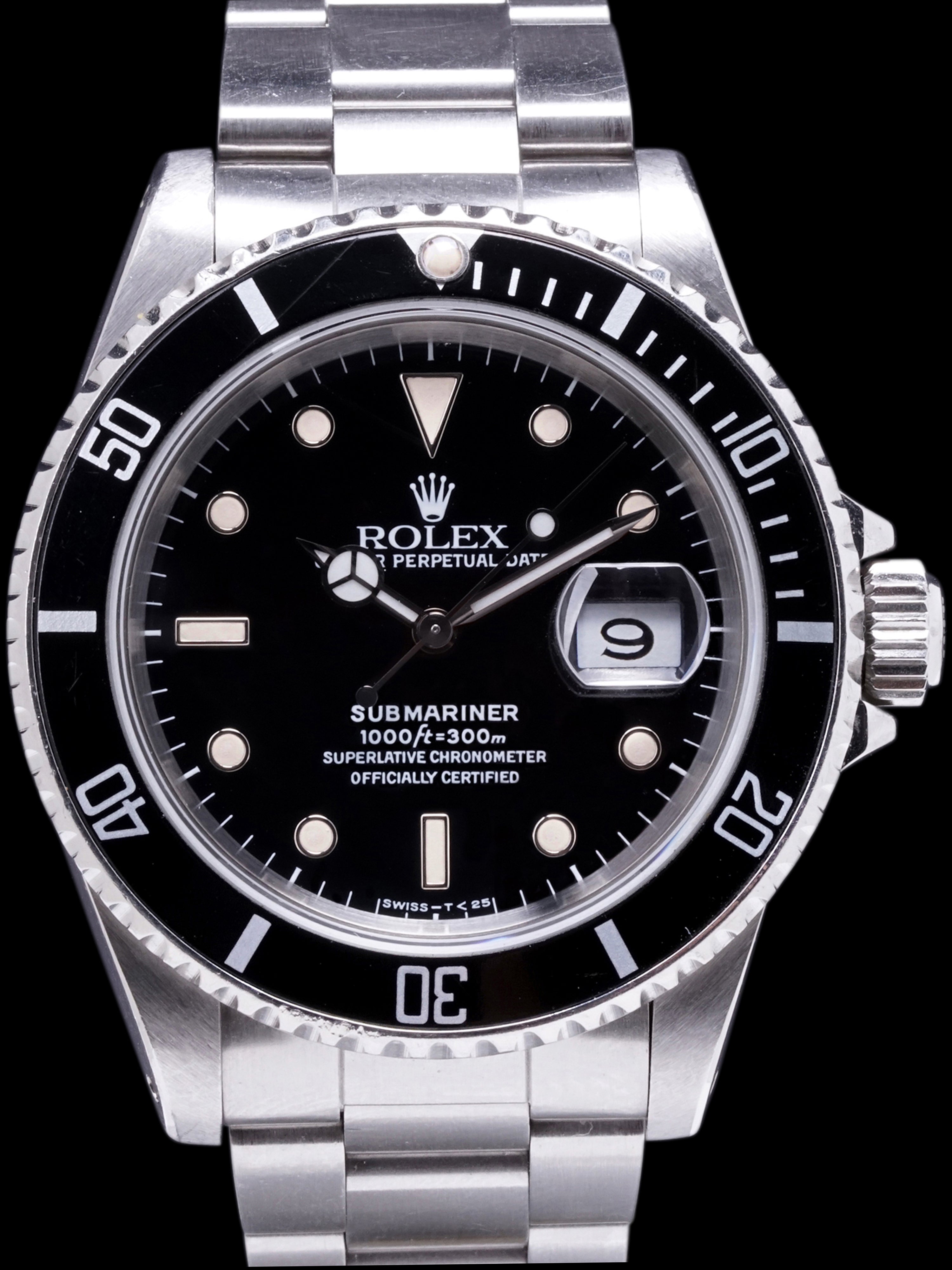 *Unpolished* 1988 Rolex Submariner (Ref. 16610)