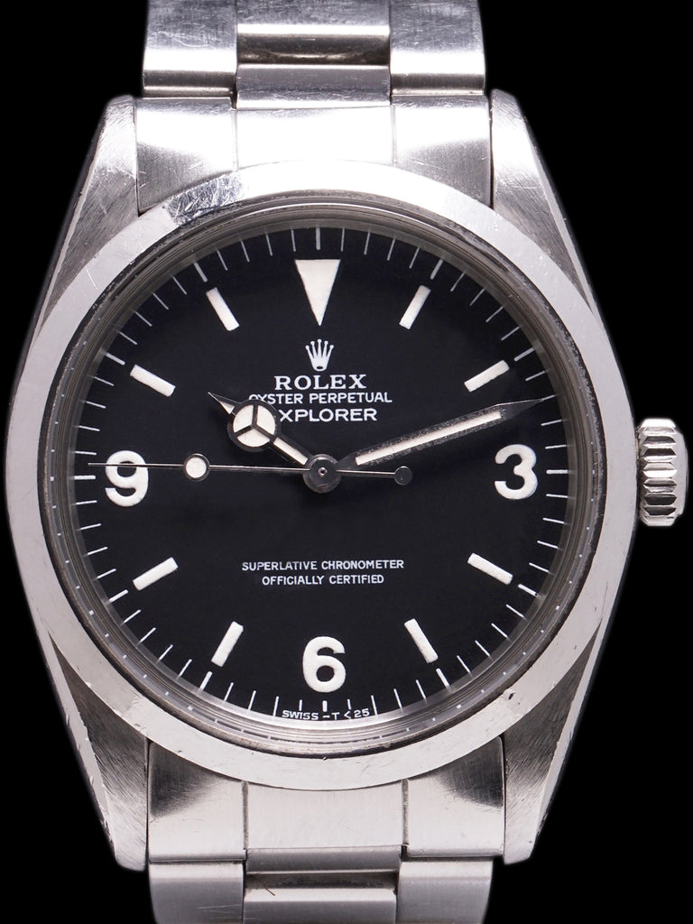 *Unpolished* 1984 Rolex Explorer I (Ref. 1016) W/ Box & Booklet