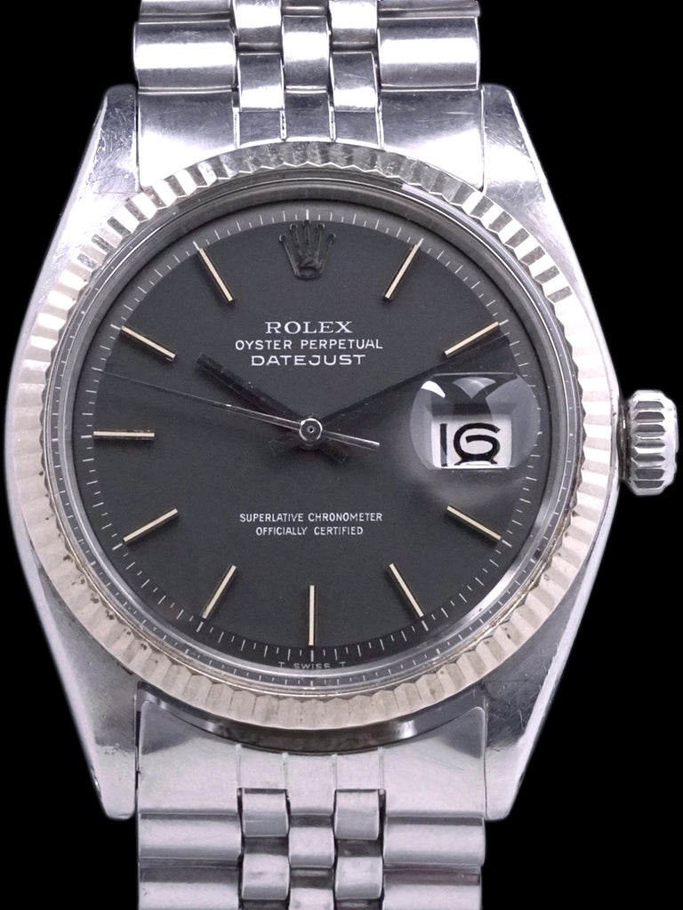 1972 Rolex Datejust (Ref. 1601) "Satin Slate Non-Luminous Dial"