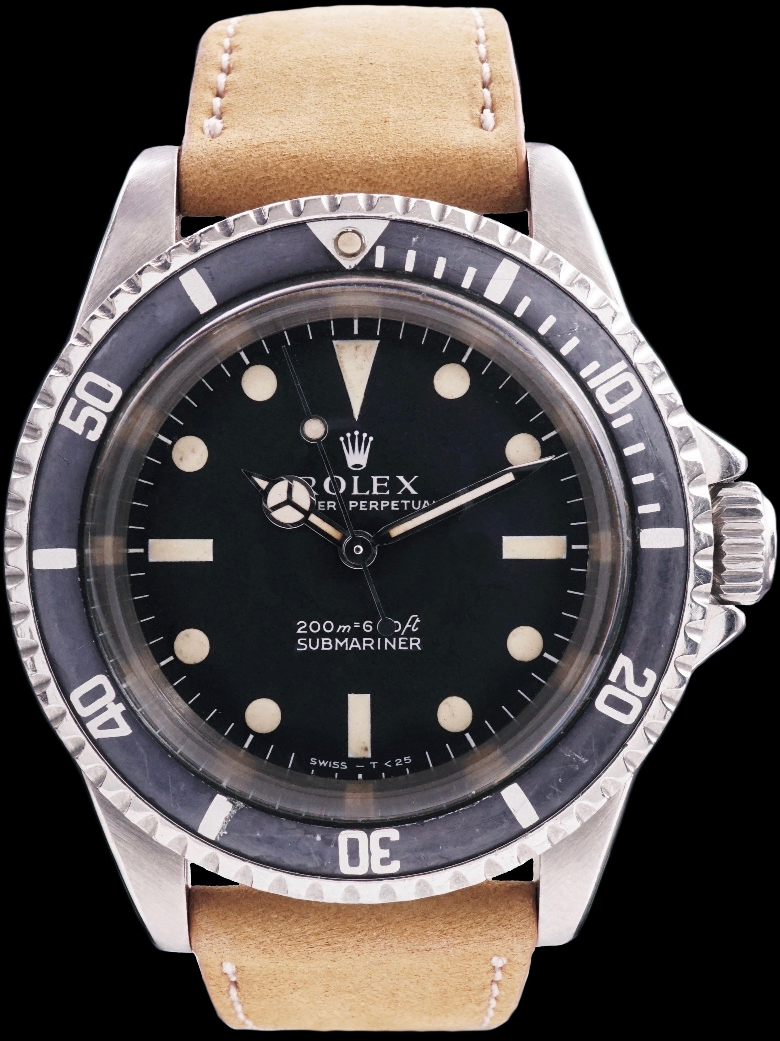 1969 Rolex Submariner (Ref. 5513) "Meters First" w/ Kissing 40 bezel