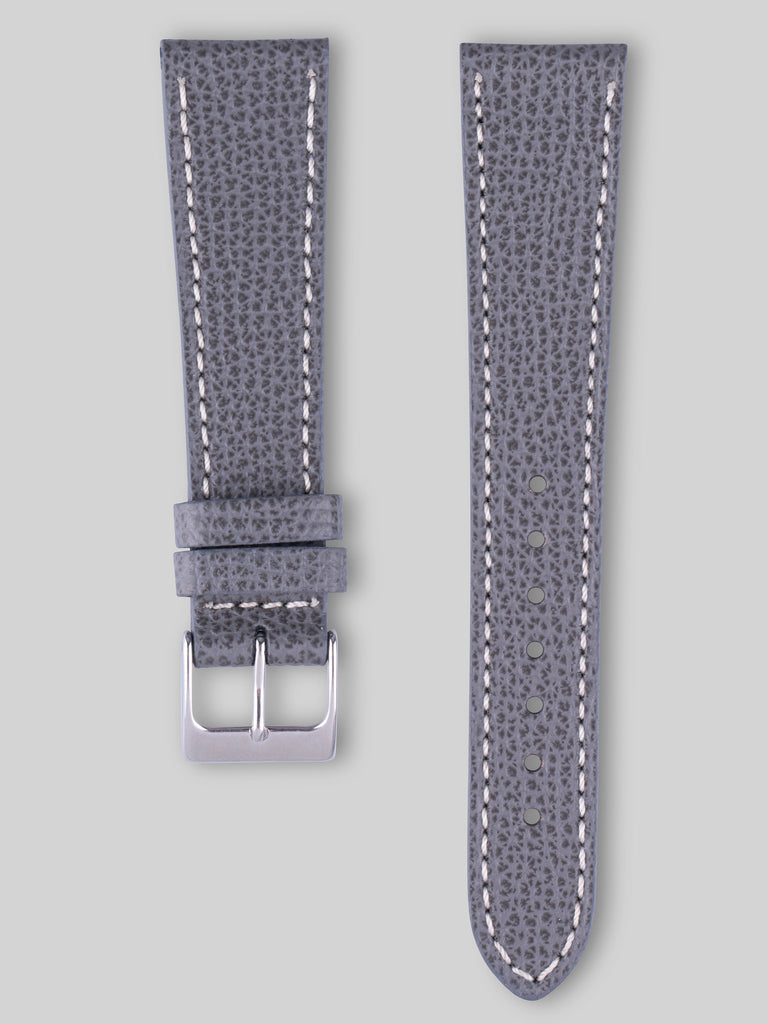 Textured Calfskin Watch Strap - Carbon