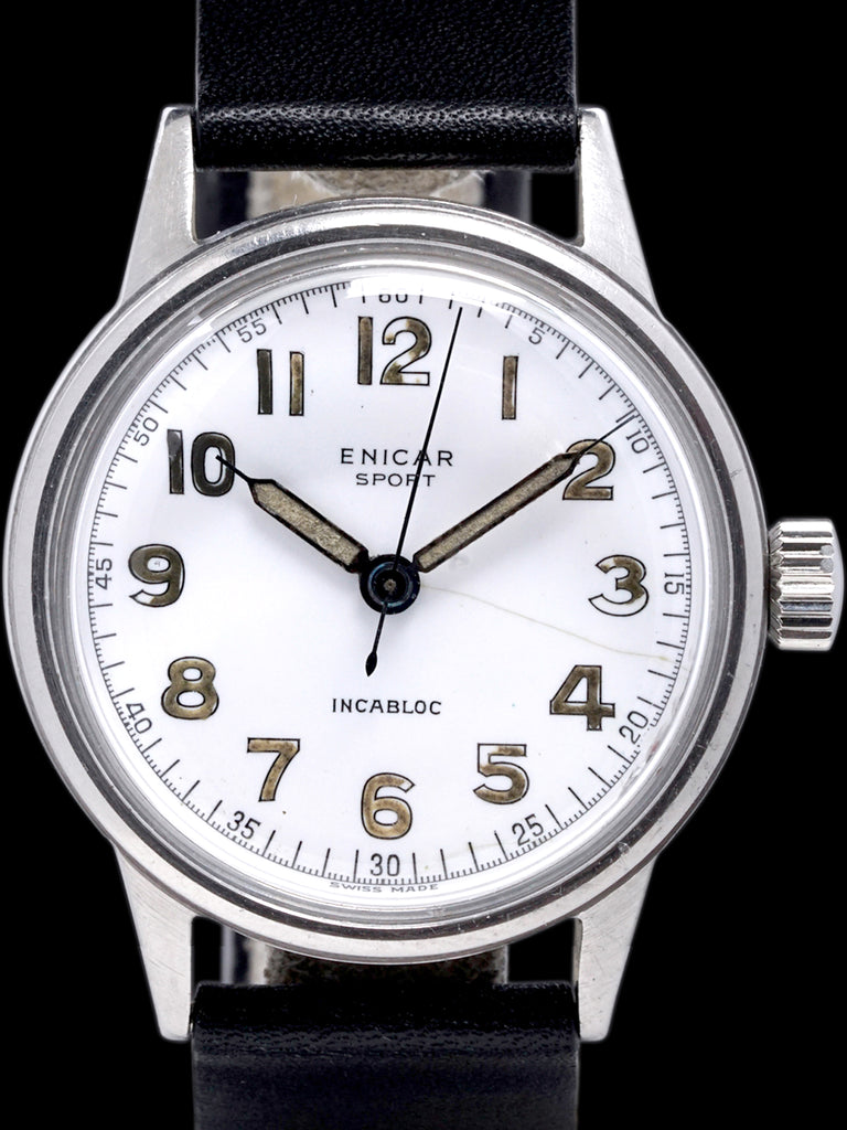 1940s Enicar Sport "Enamel Dial"