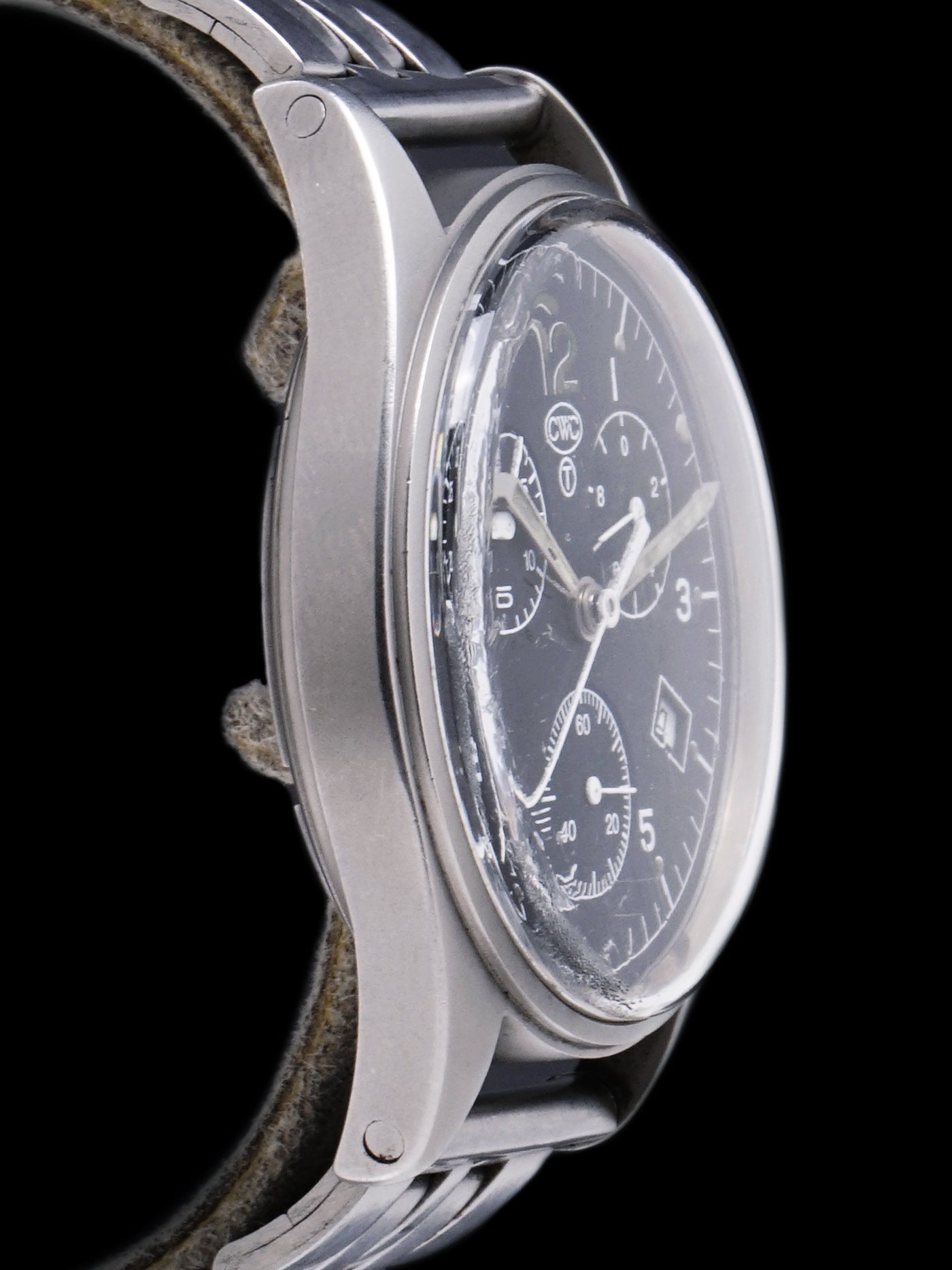 1990s CWC Quartz Military Pilots Chronograph