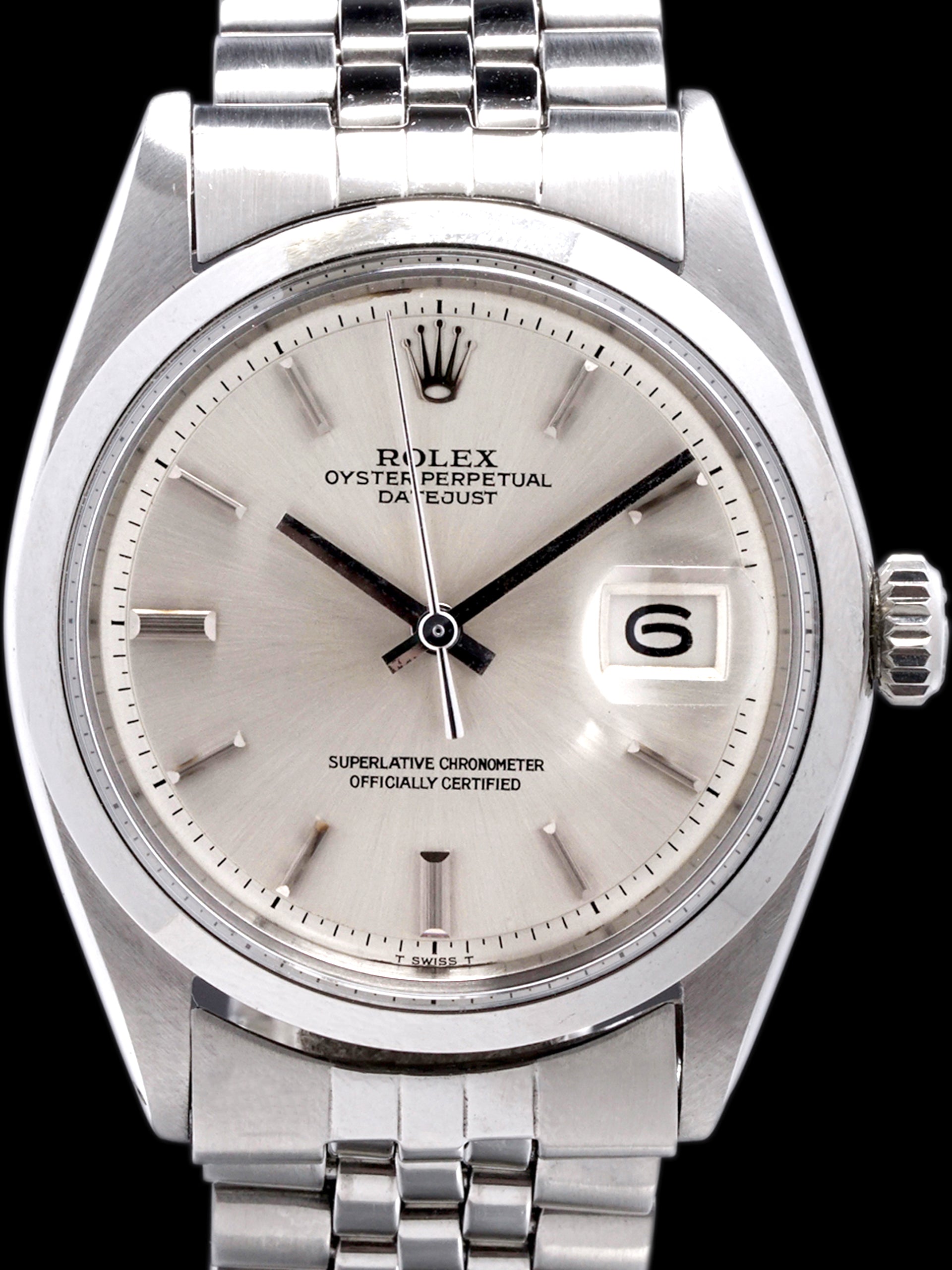 1970 Rolex Datejust (Ref. 1600) Non-Luminous Dial