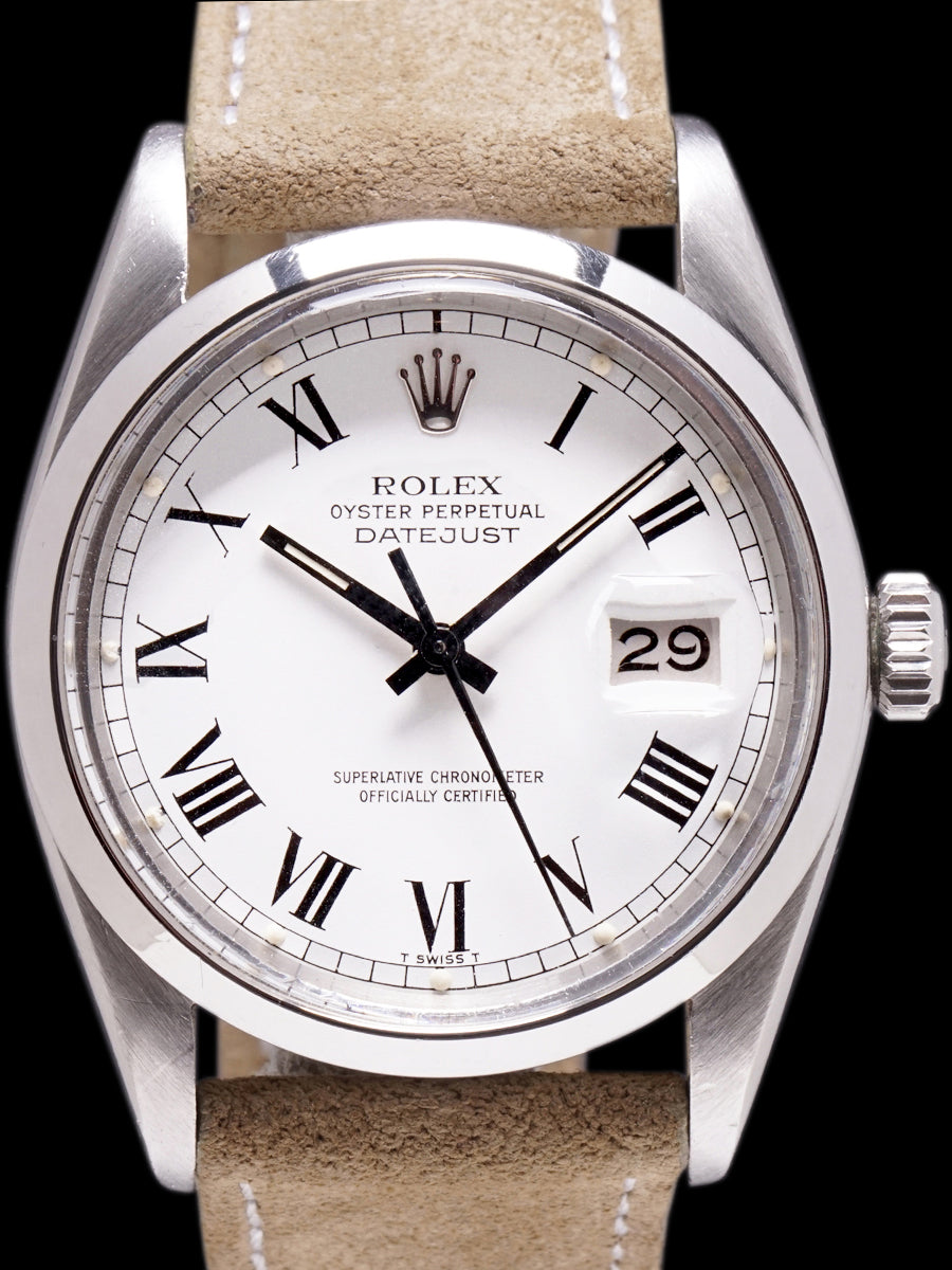 1979 Rolex Datejust (Ref. 16000) "White Buckley Dial"