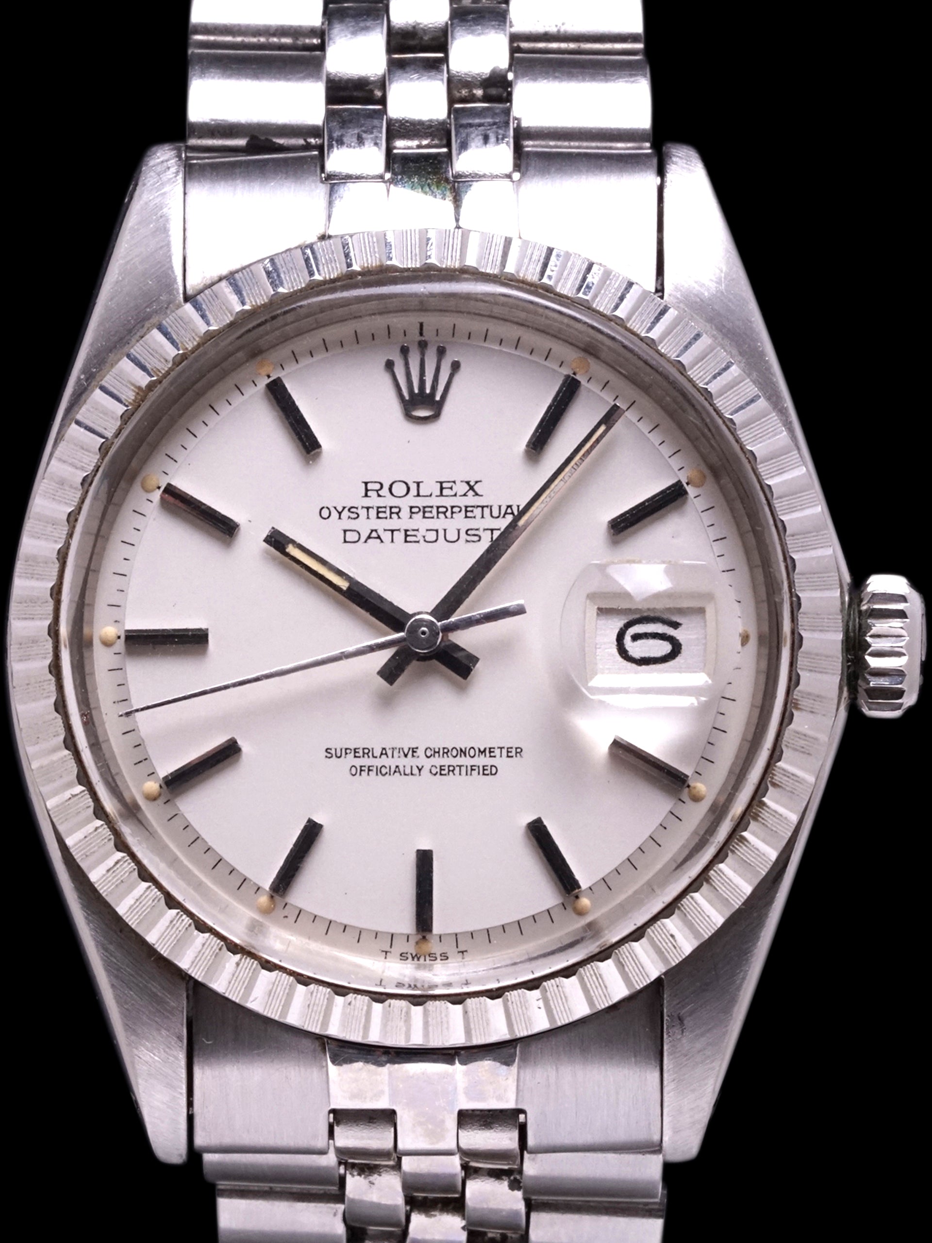 1975 Rolex Datejust (Ref. 1603) "Satin Silver Dial"