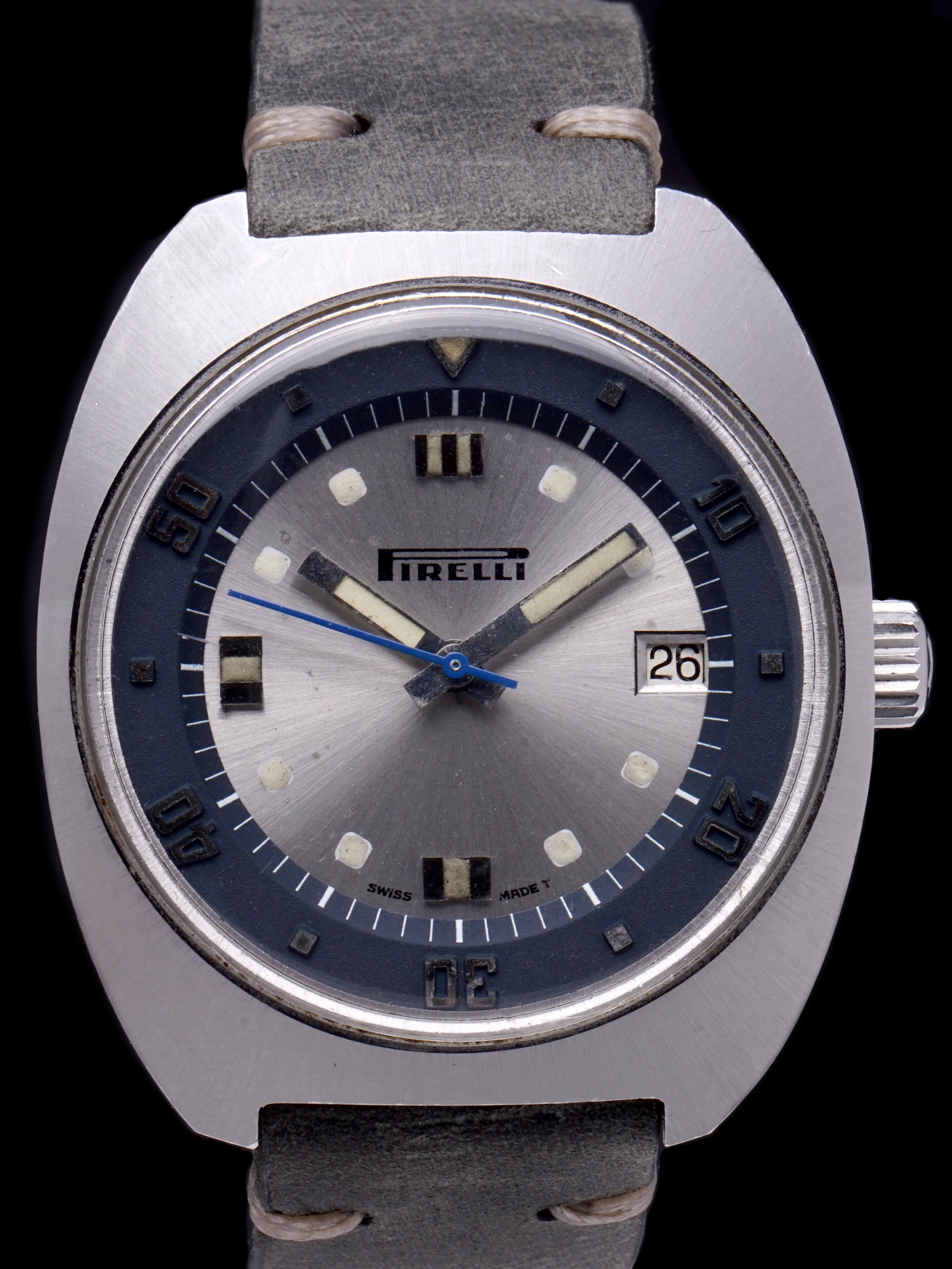 1970s Aquastar Seatime (Ref. 1000) "Pirelli" Dial