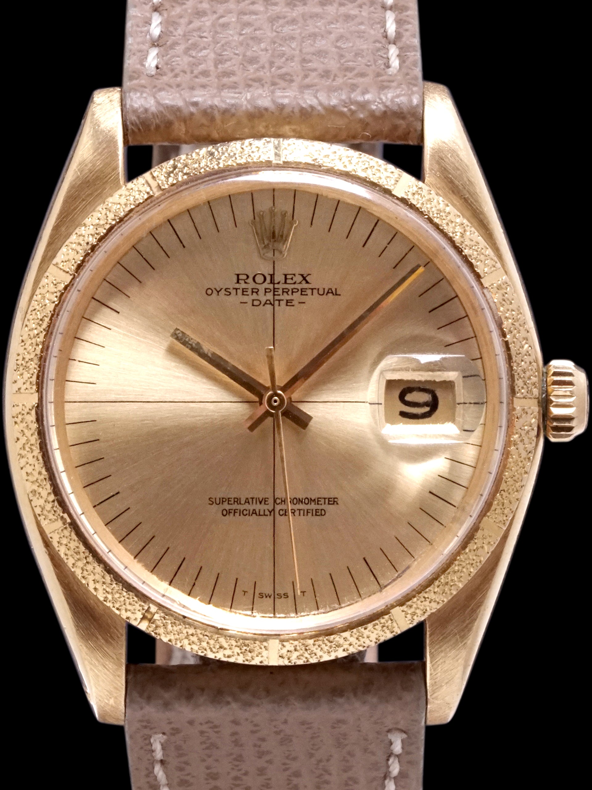 1968 Rolex Oyster-Perpetual Date (Ref. 1510) 18k YG "Zephyr Date"