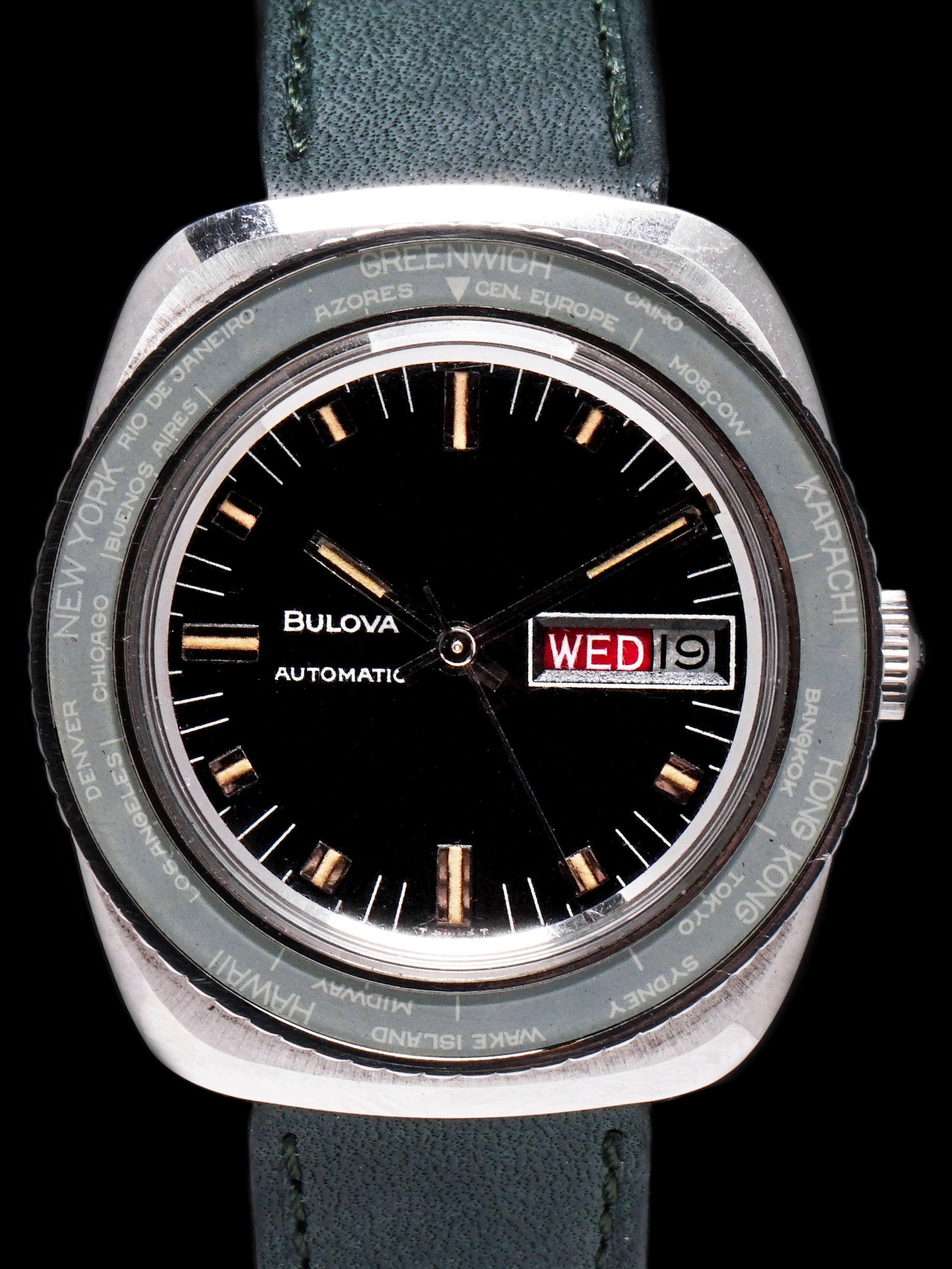 1969 Bulova SkyStar World Time (Ref. 761) Black Dial