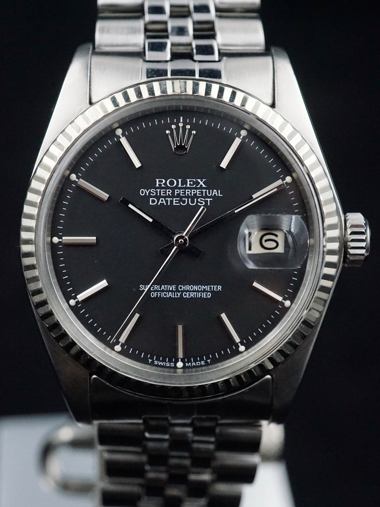 1966 Rolex Datejust Matte Black Dial (Ref. 1601)