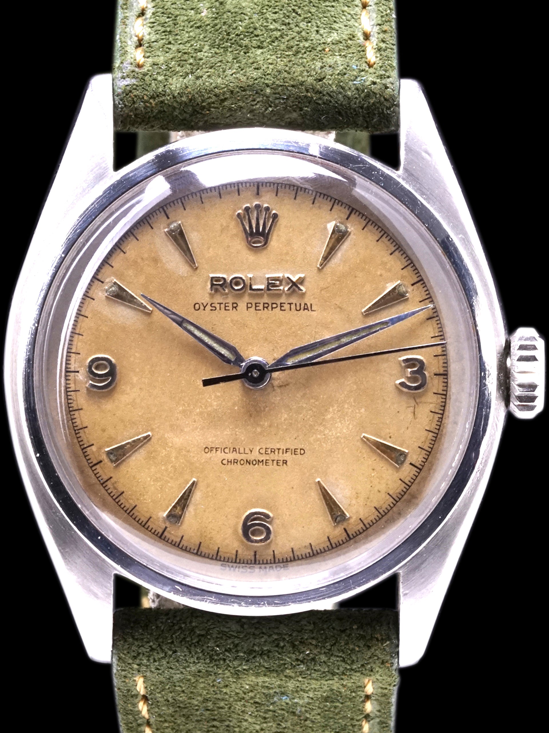 1952 Rolex Oyster-Perpetual (Ref. 6084) Explorer Dial "Big Bubble Back"