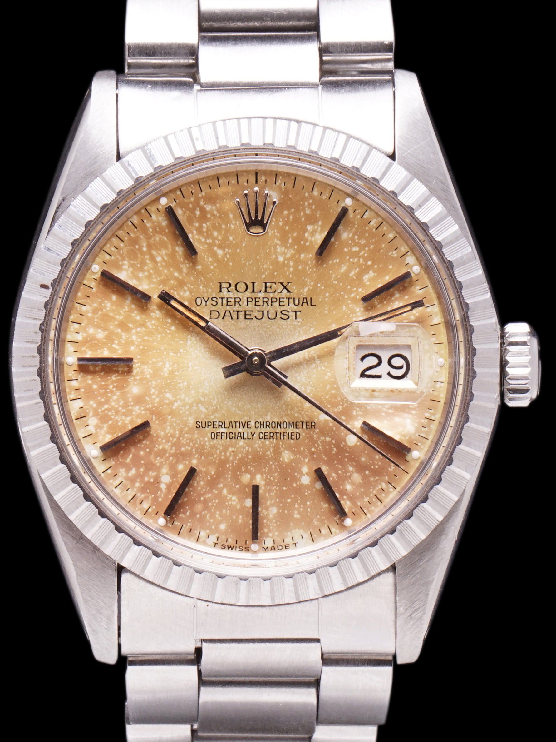 "Champagne Supernova" Tropical 1979 Rolex Datejust (Ref. 16030)