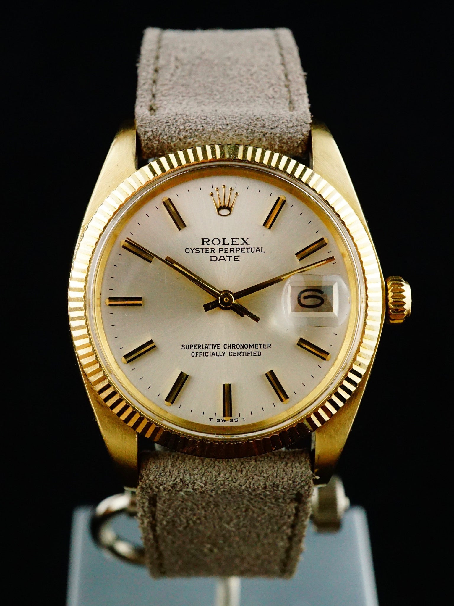 1980 Rolex Oyster Perpetual Date (Ref. 1503) 14K Solid Gold