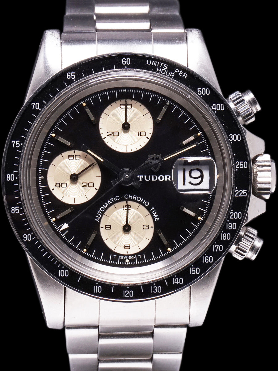 1978 Tudor Chronograph Big Block (Ref. 9420/0) Black  "Solo Dial"