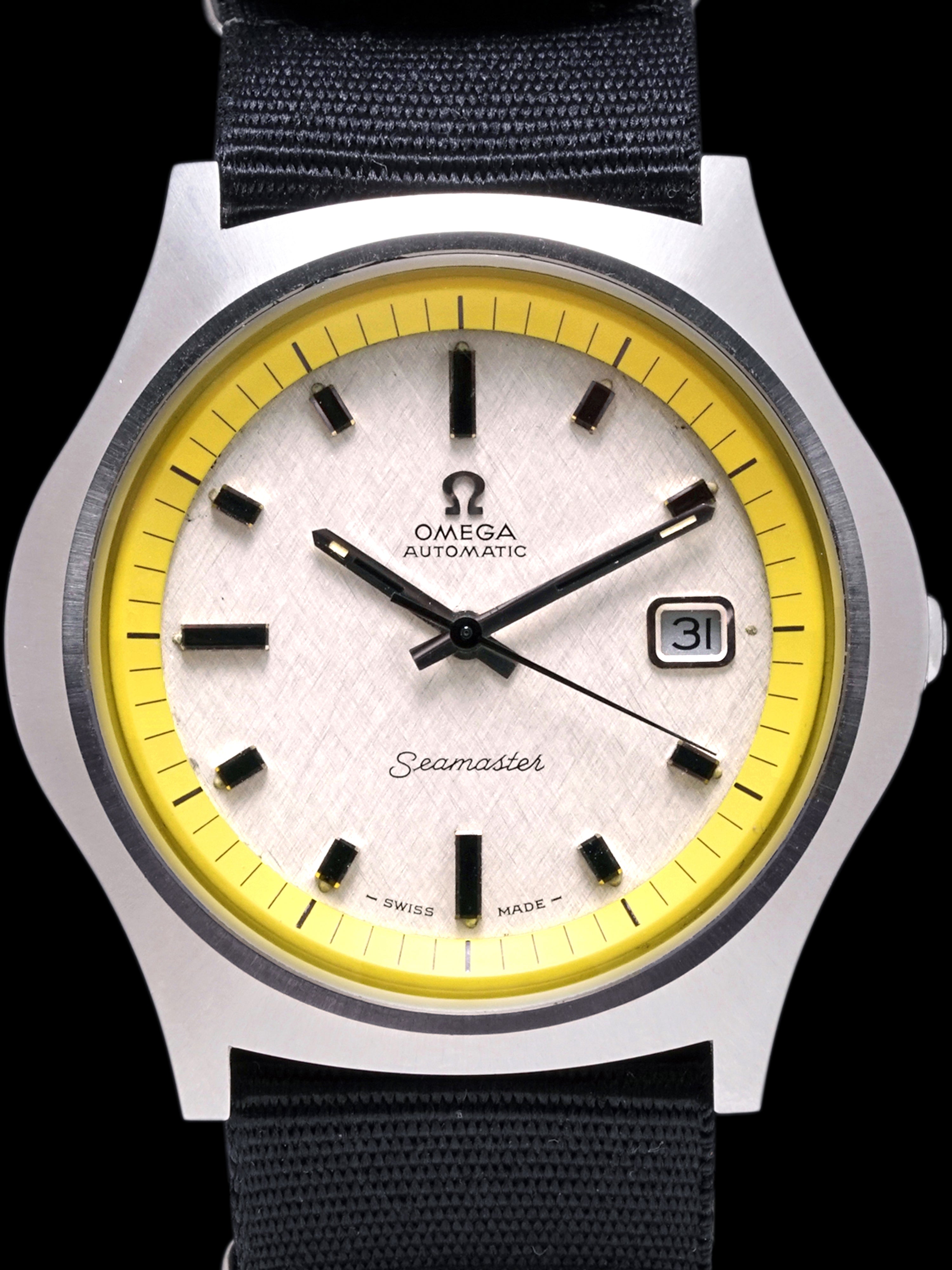 1970 Omega Seamaster (Ref. 166.066) “Big Yellow” W/ Box & Hangtag