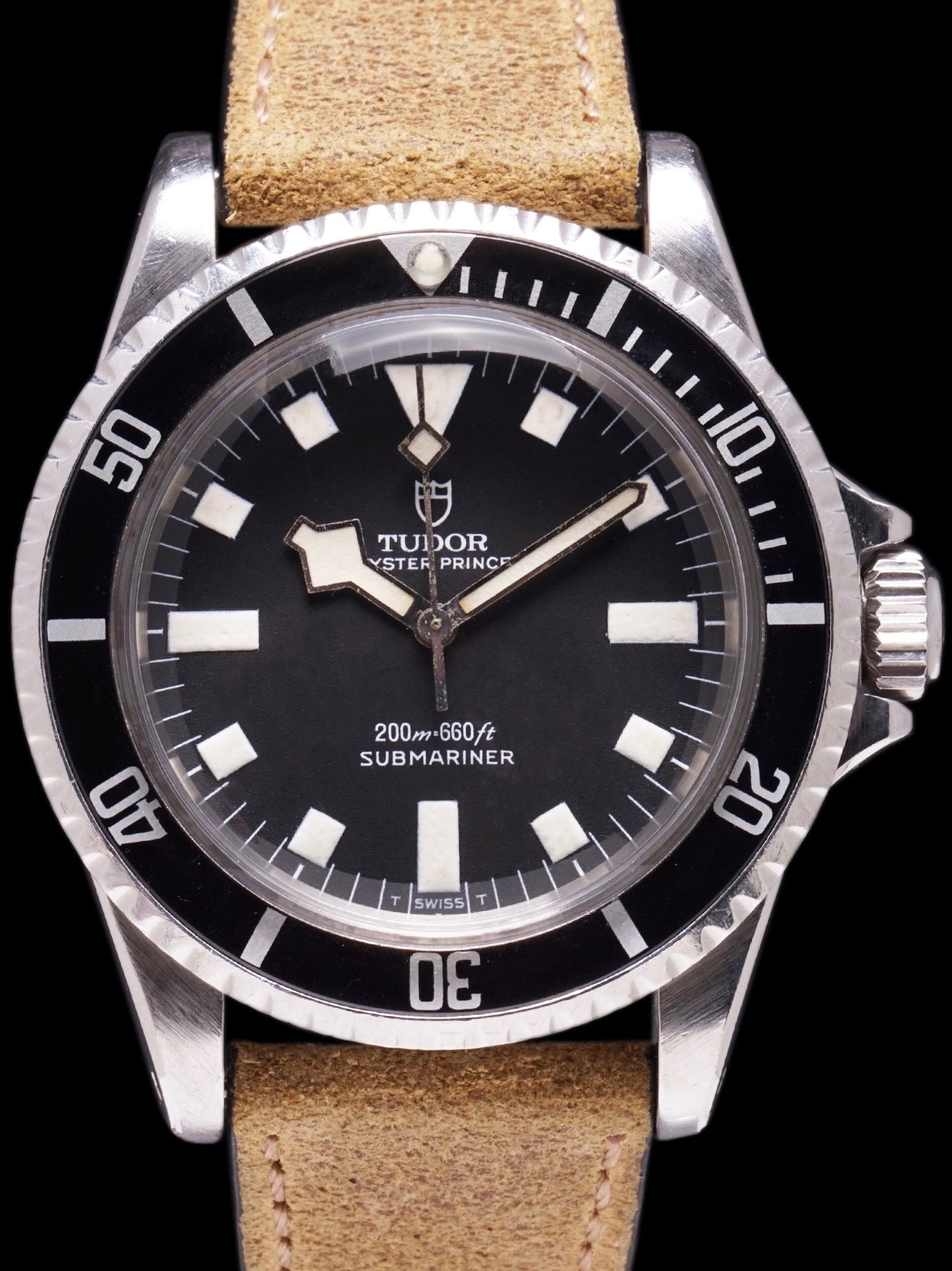 Unpolished 1968 Tudor "Snowflake" Submariner (Ref. 7016/0) Semi-PCG Case