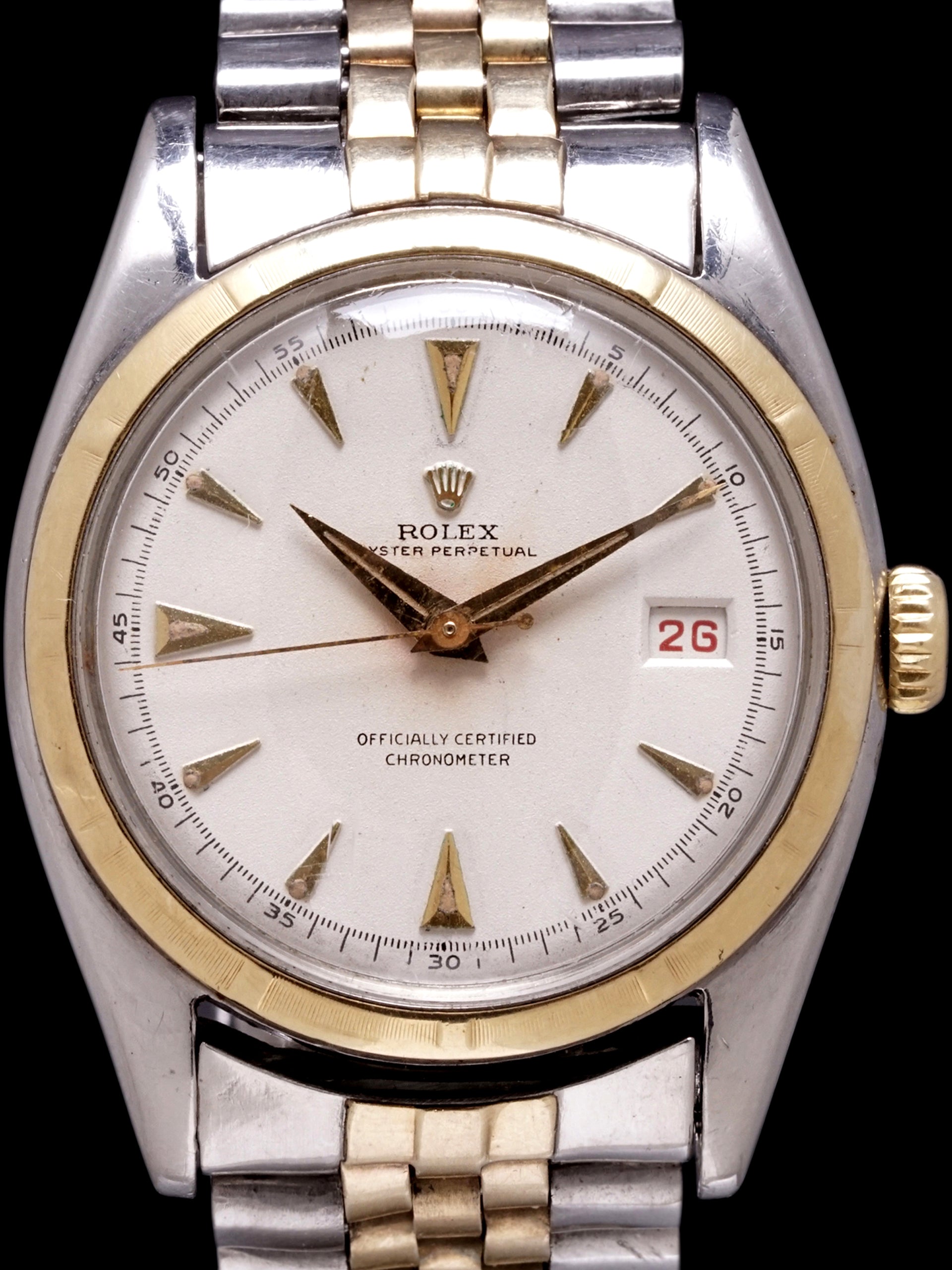 1955 Rolex Two-Tone Datejust (Ref. 6105) "Ovettone"