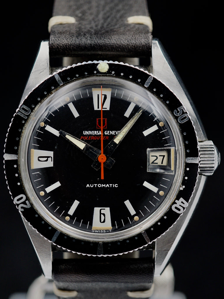 Rare 1966 Universal Geneve Polerouter Sub (Ref. 869116/01) "Mk. 1 Dial