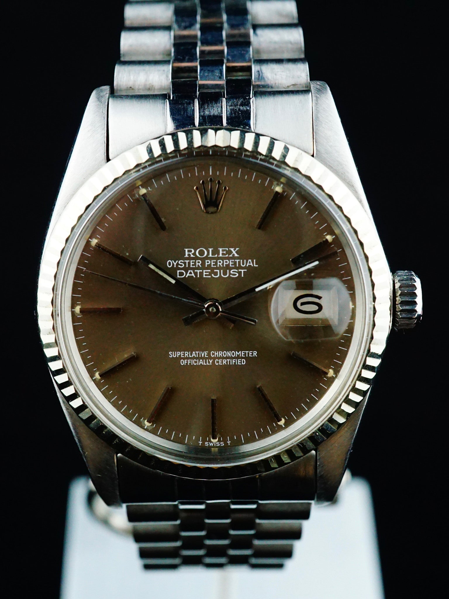 1981 Rolex Datejust (Ref. 16014) Grey Dial (Tropical)