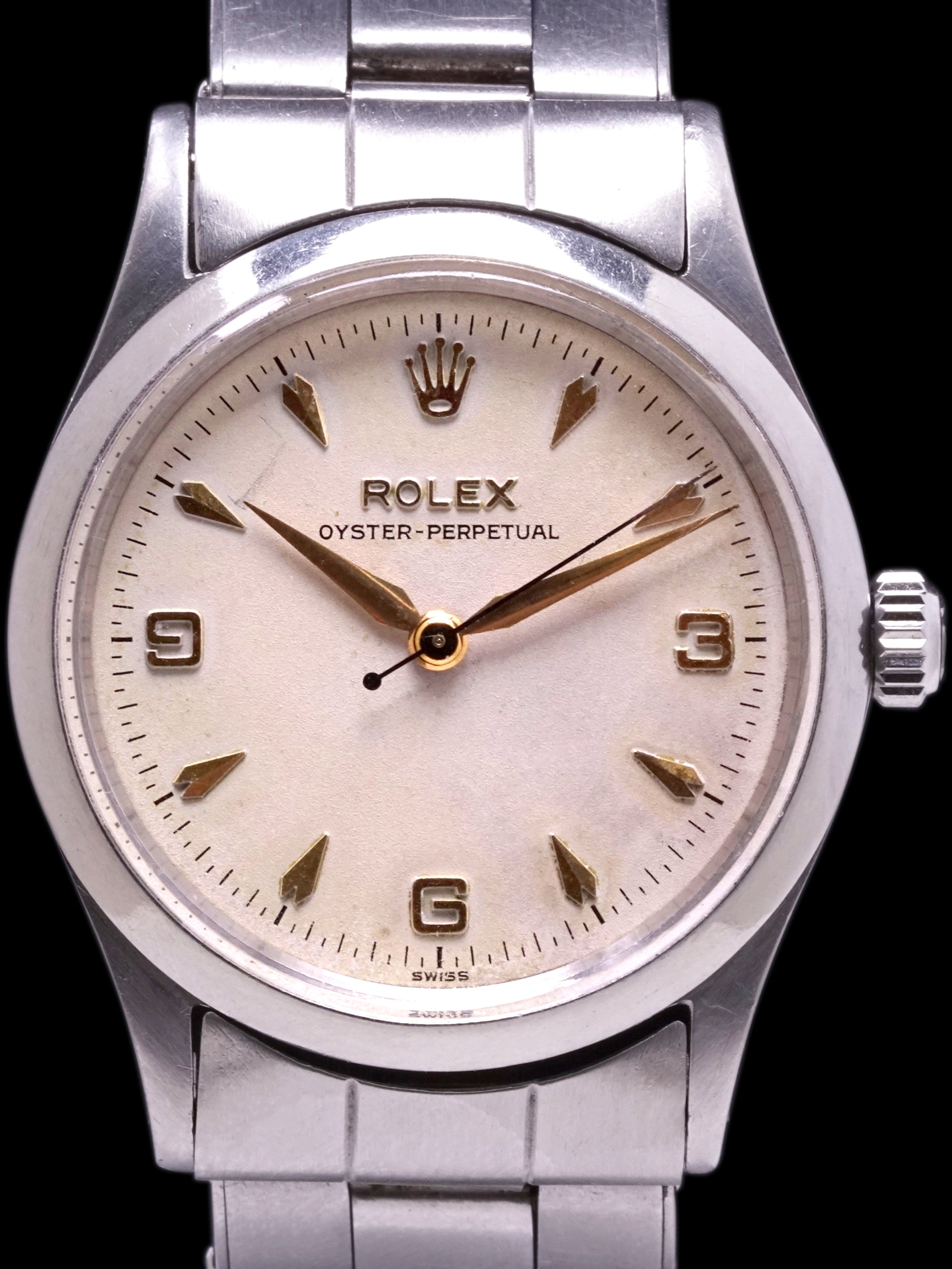 1957 Rolex Oyster-Perpetual (Ref. 6532) Explorer Dial "Flat Case"