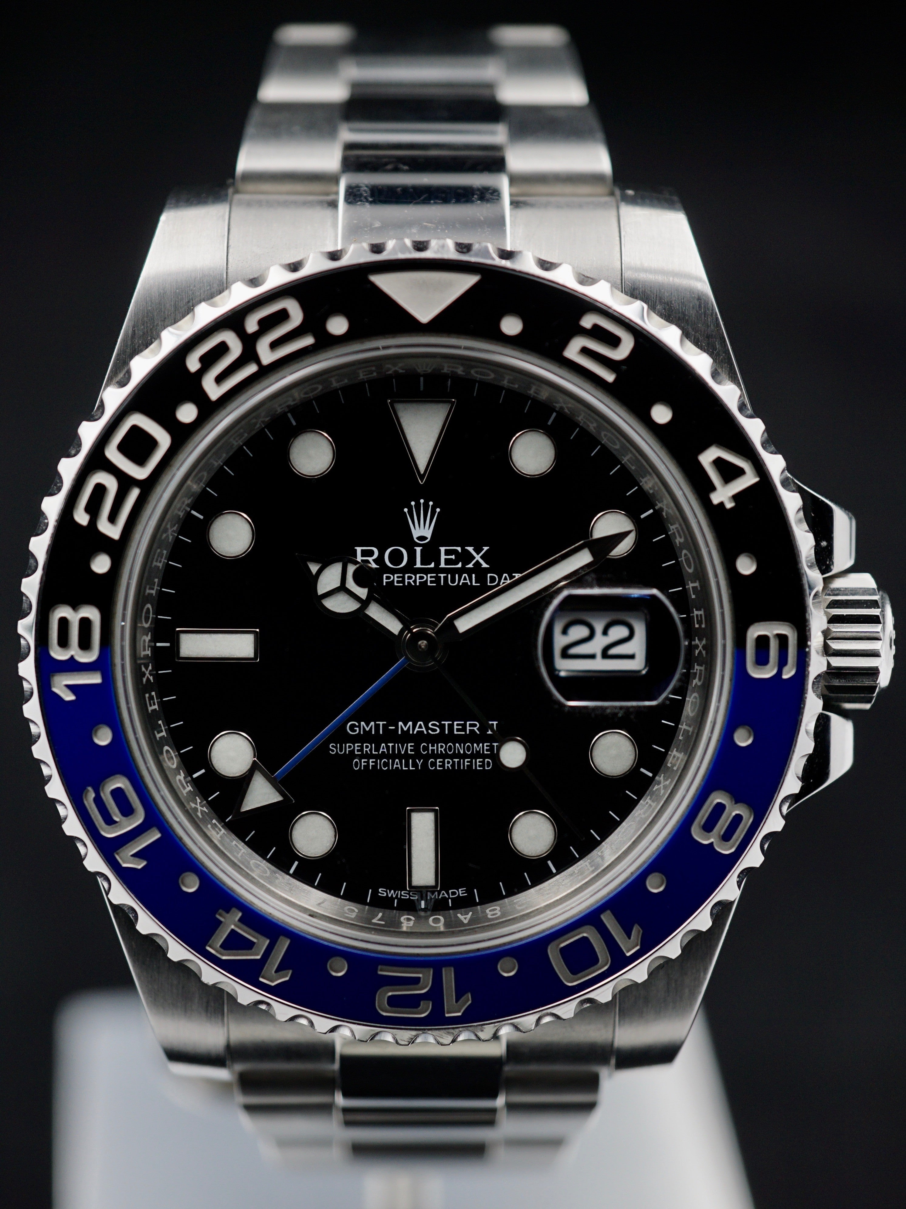 2015 Rolex GMT II (Ref. 116710BLNR) "Batman" with Box and Papers