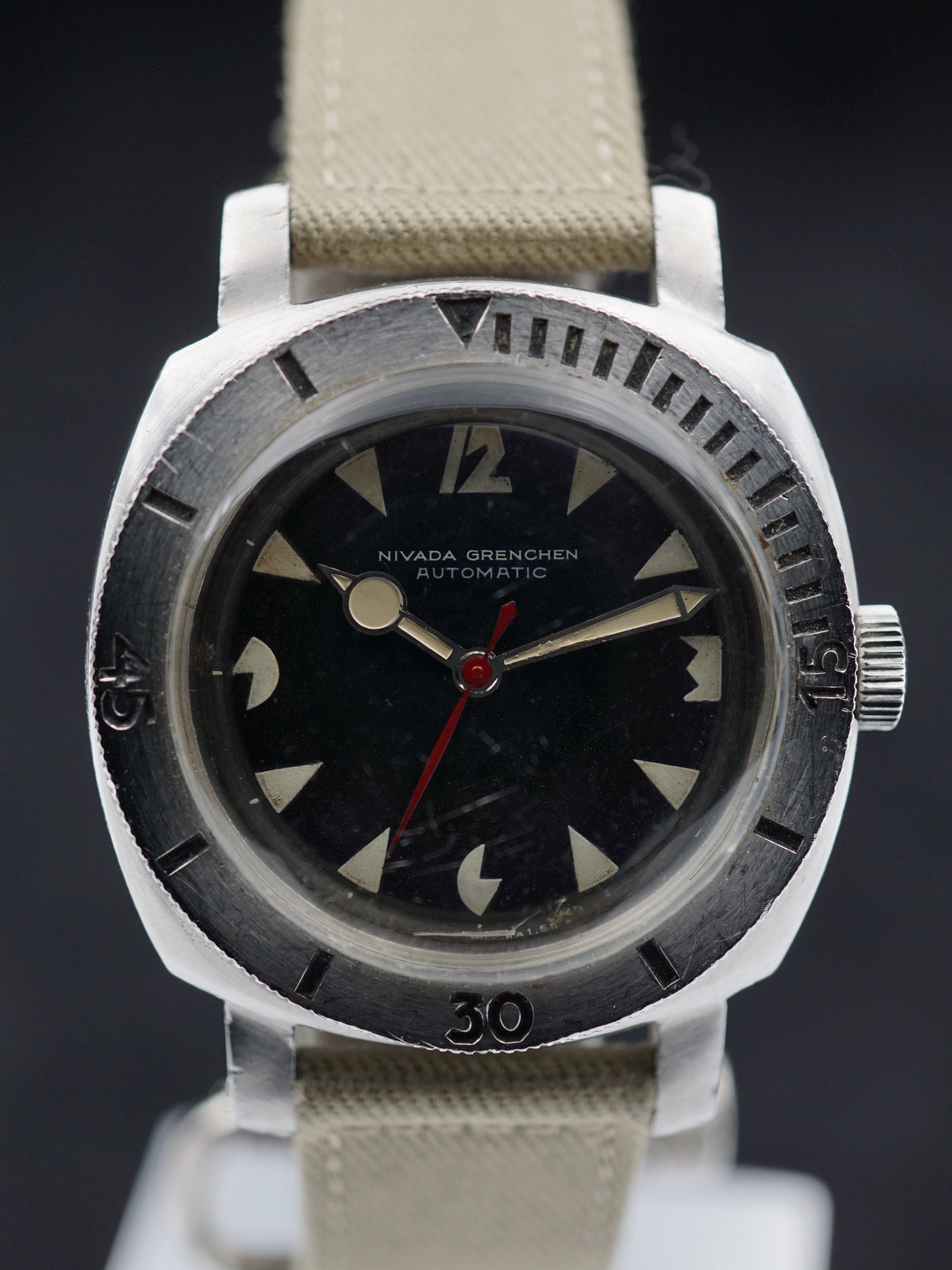 1960s Nivada Grenchen Depthmaster 1000 "Mini Paneri"