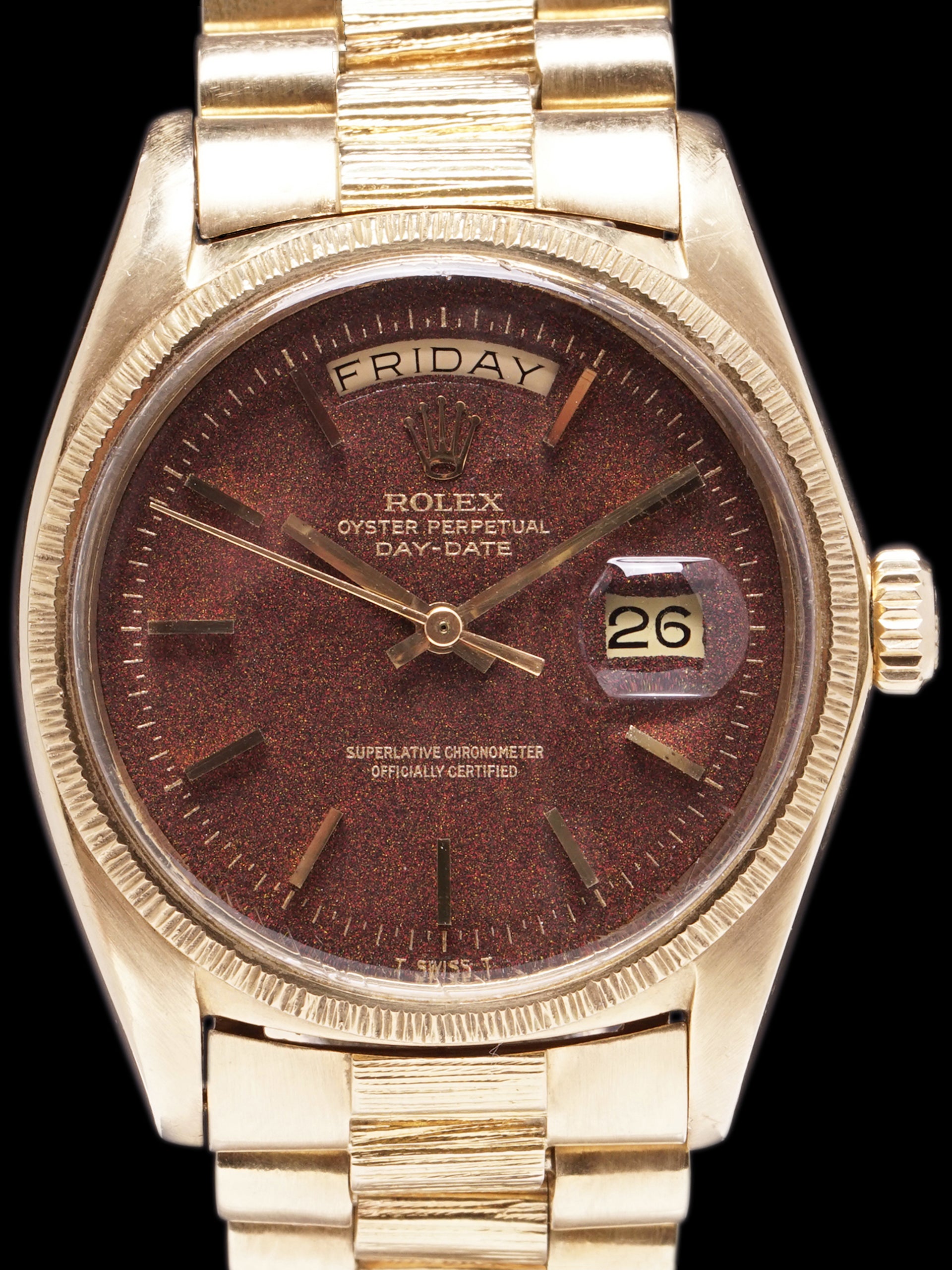 1971 Rolex Day-Date (Ref. 1807) 18k YG "Confetti Dial"