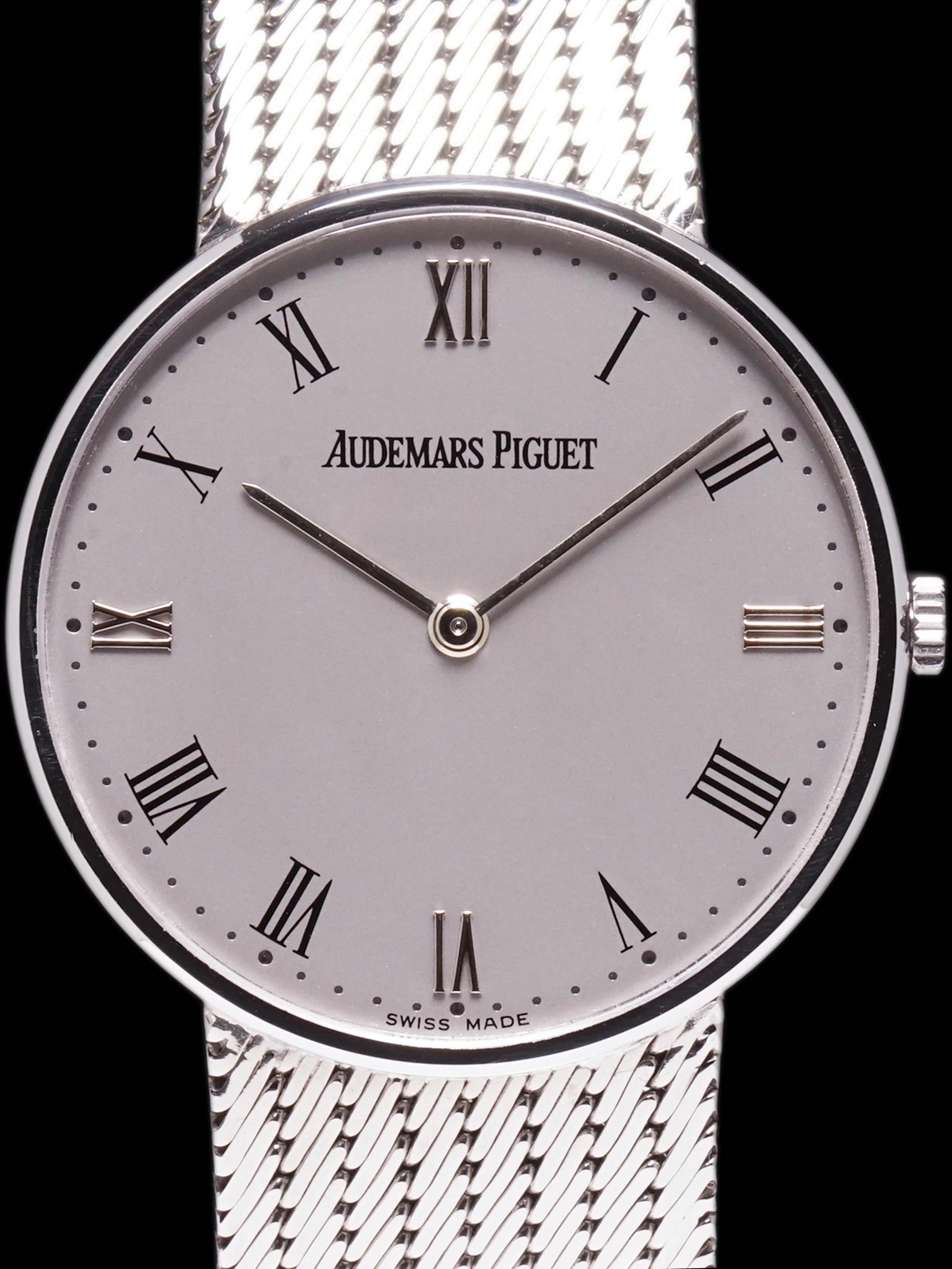 1998 Audemars Piguet 18k WG (Ref. 14524/0988) "Ultra Thin" W/ Guarantee Booklet