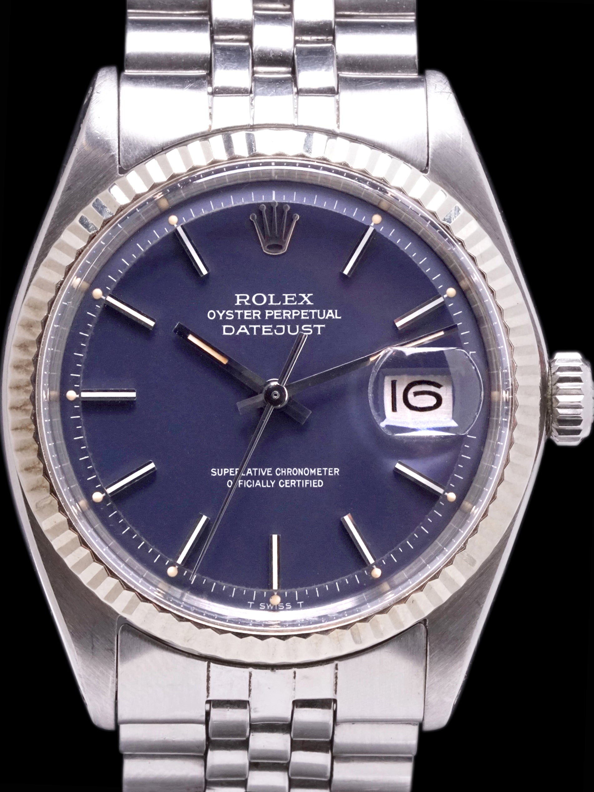 1971 Rolex Datejust (Ref. 1601) Blue Satin Dial
