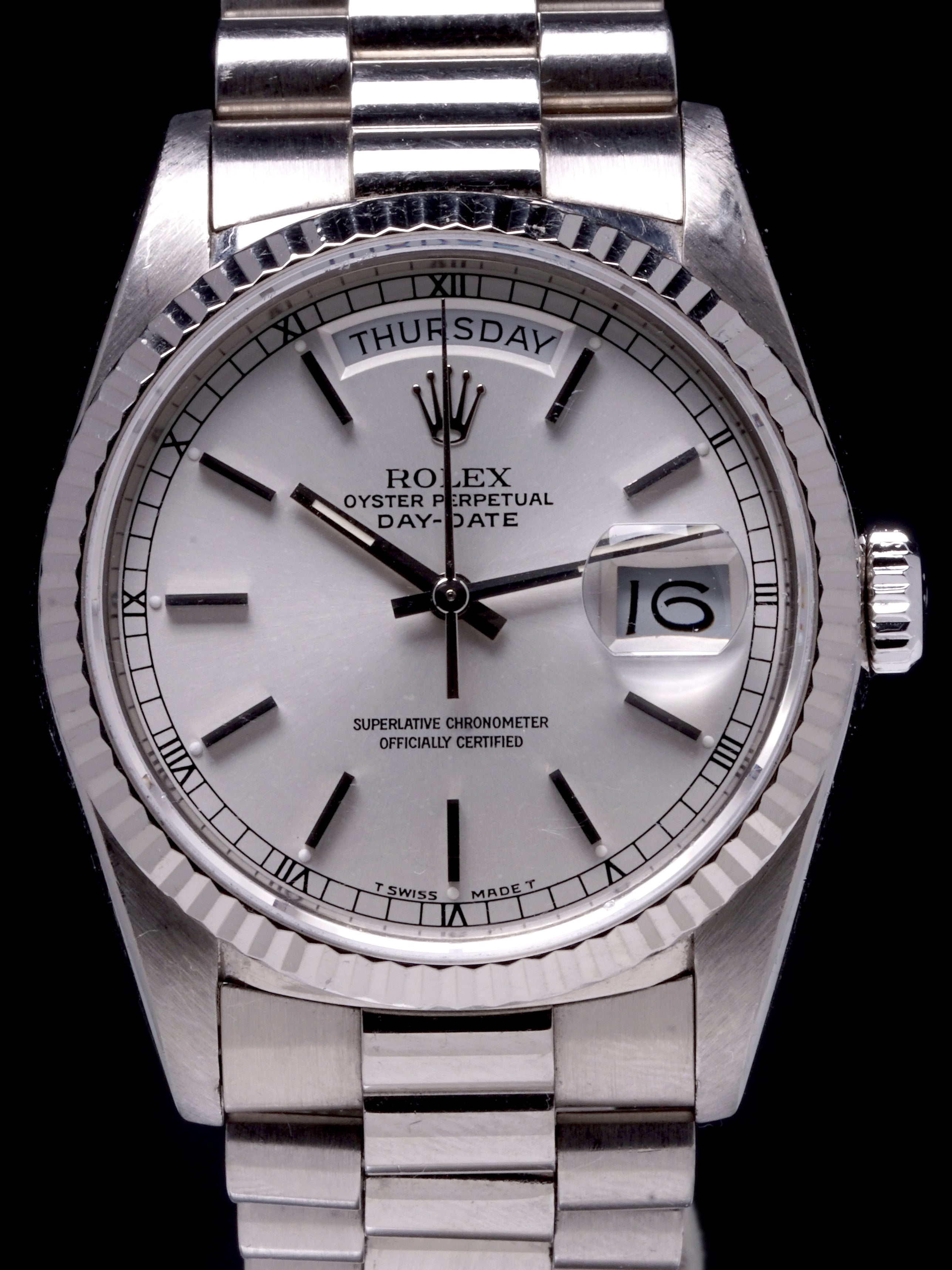 1989 Rolex Day-Date 18k WG (Ref. 18239)
