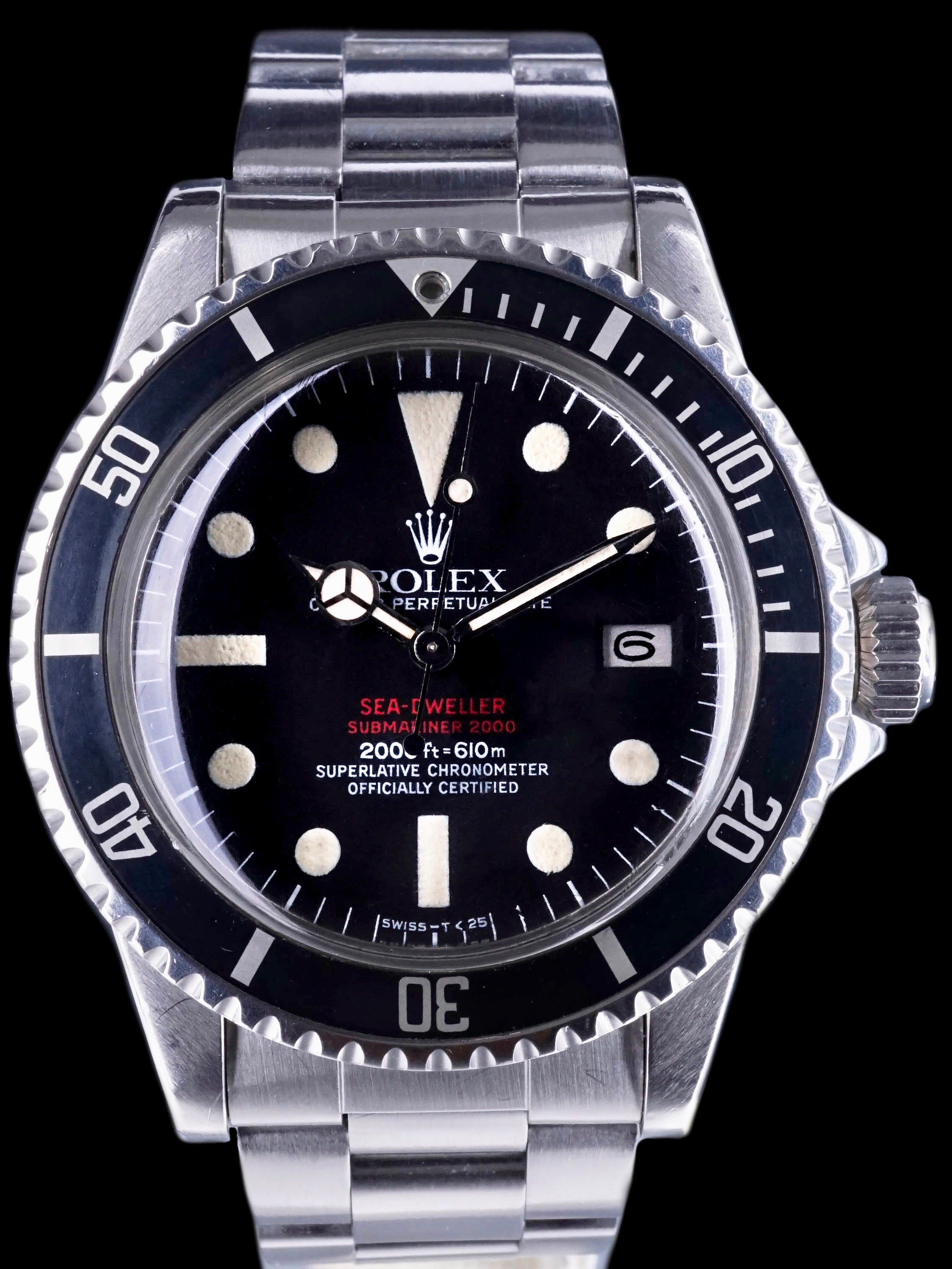 1976 Rolex Double Red Sea-Dweller (Ref. 1665) "Mk. IV" W/ Box, Papers, Sales Receipt, and Service History