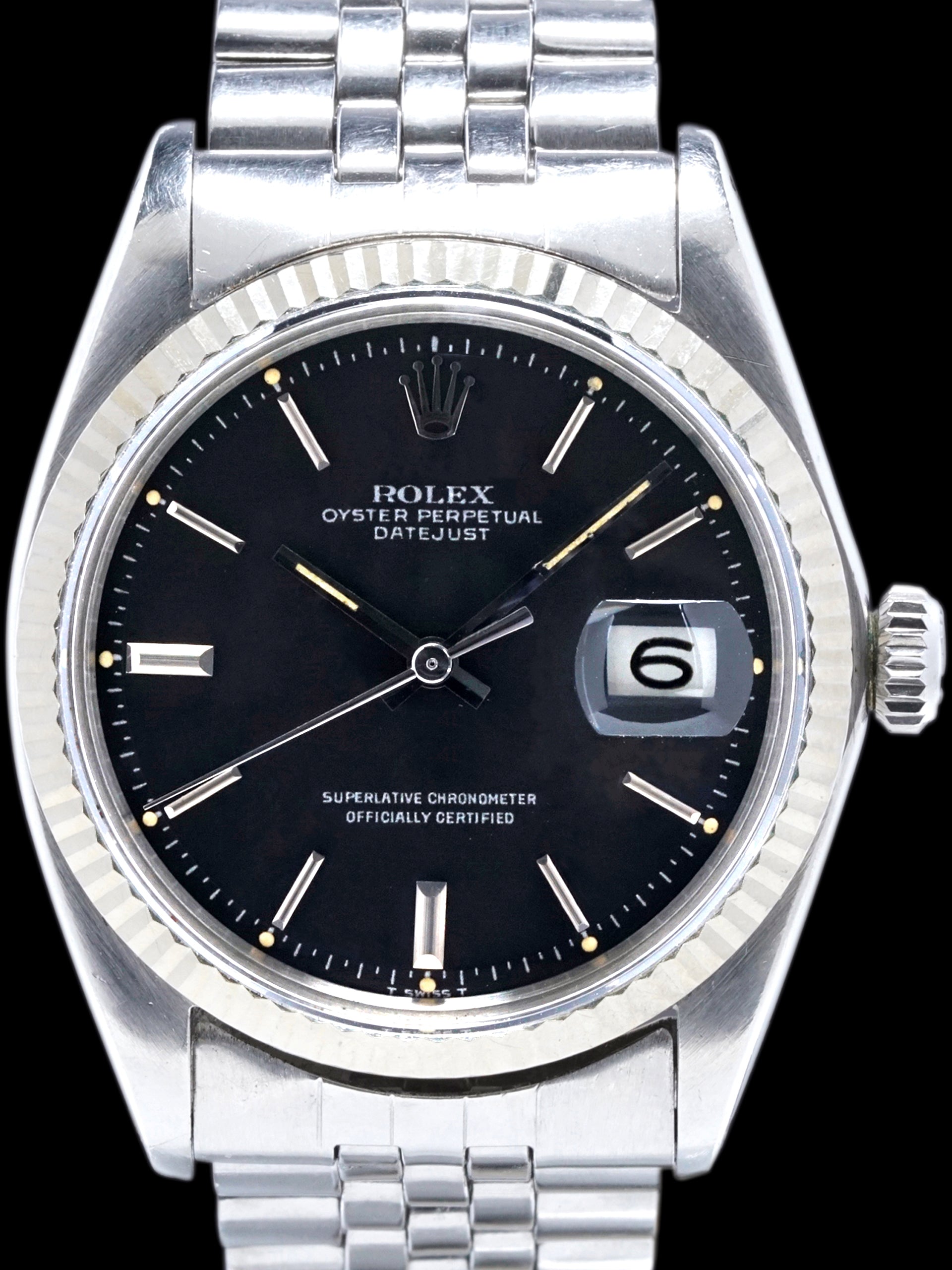 1968 Rolex Datejust (Ref. 1601) Matte Black Dial
