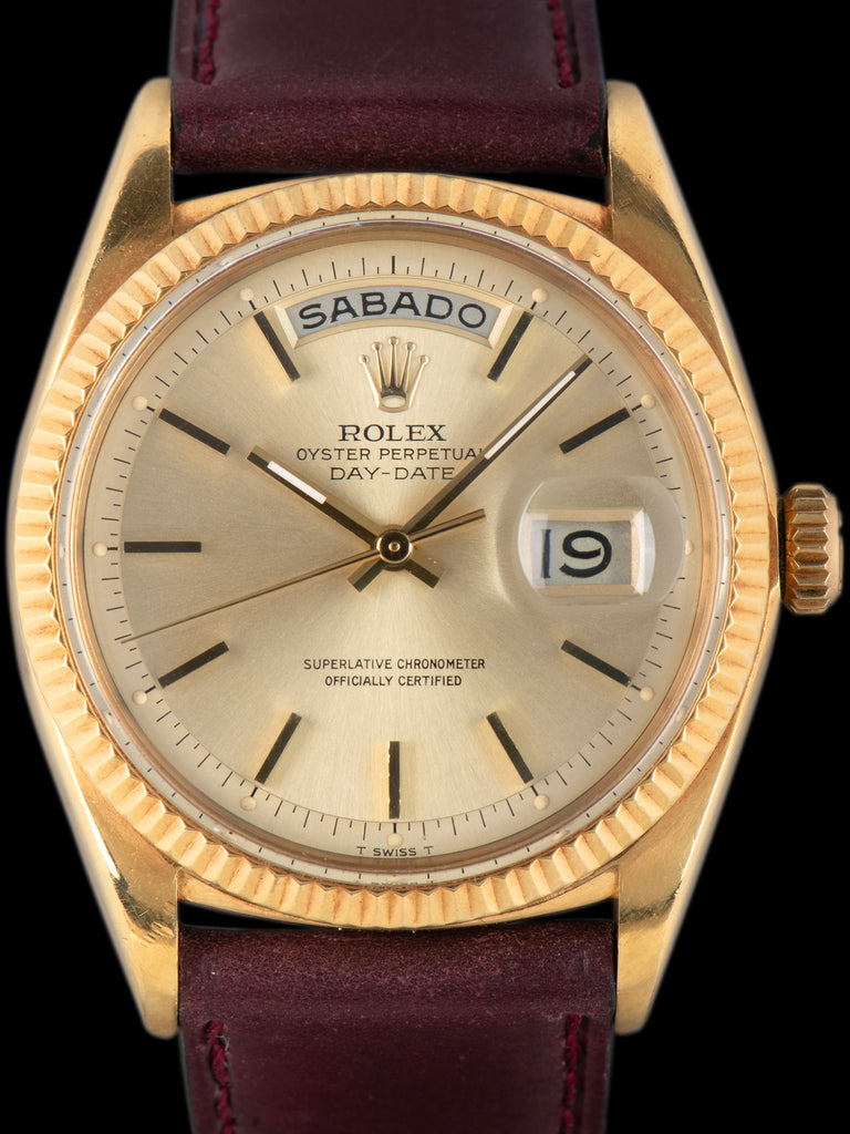1963 Rolex Day-Date 18K YG (Ref. 1803) Champagne Dial