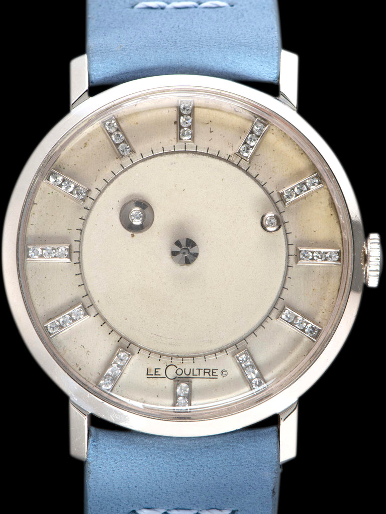 1950s Jaeger-LeCoultre Vacheron Constantin "Mystery Dial" Cocktail Watch 14K WG