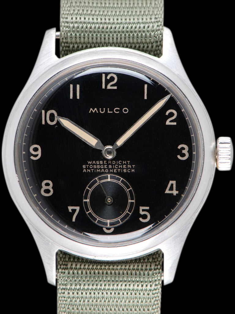 1940s Mulco D.H. Military Watch "Cal. AS 1130"