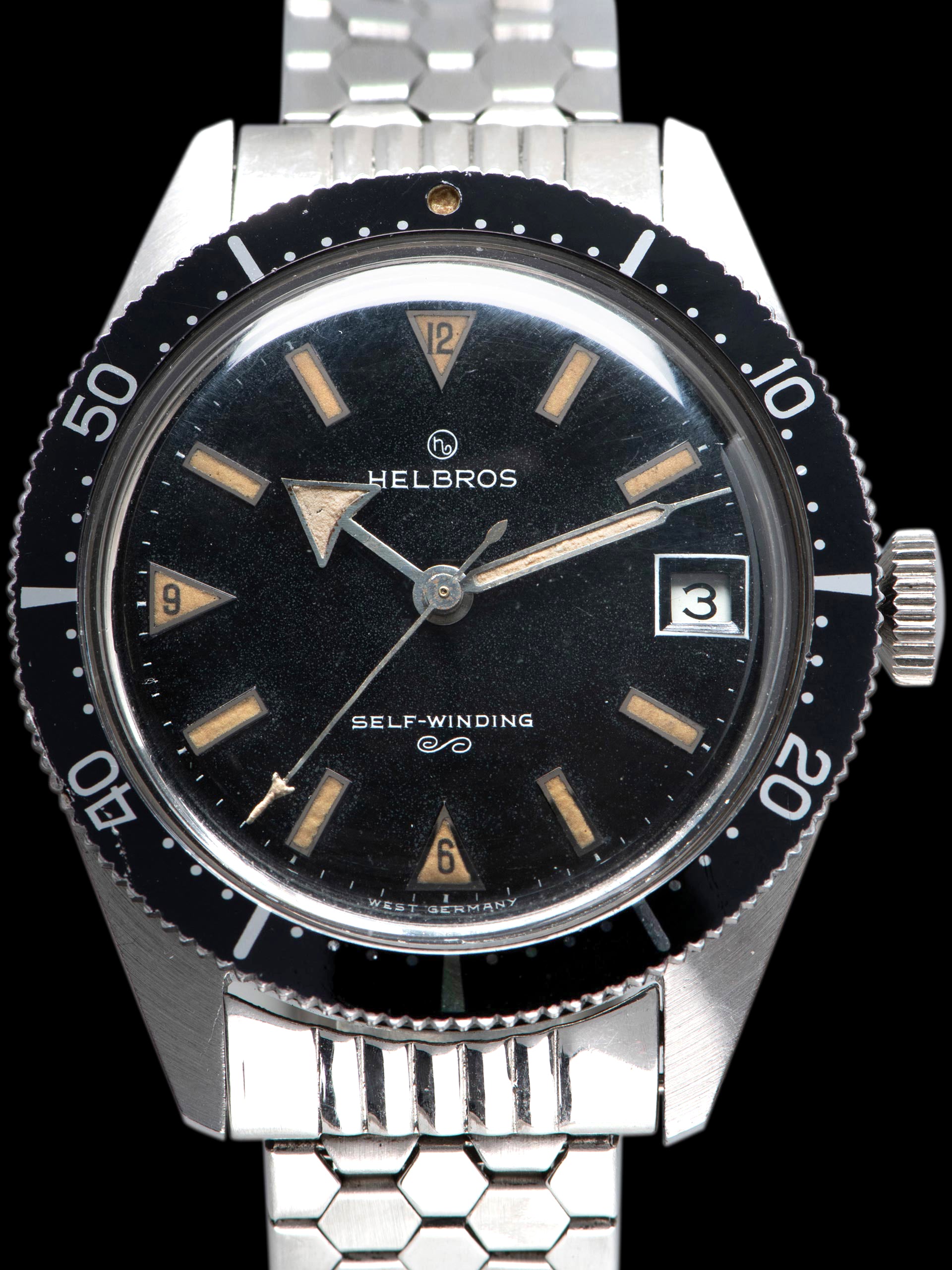1960s Helbros Automatic Skin Diver